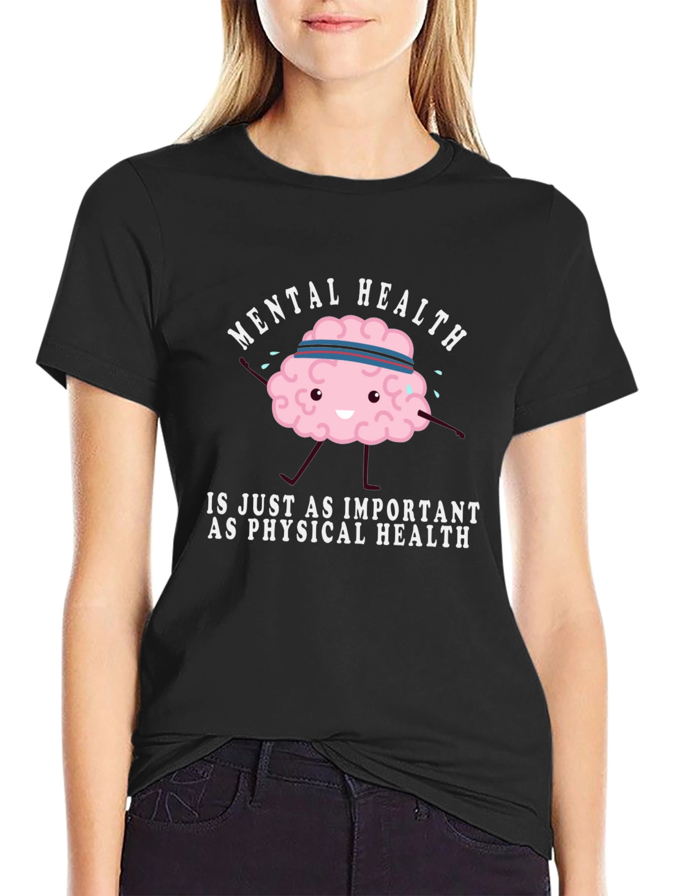 Mental Health Awareness T-Shirt - Brain Graphic Tee