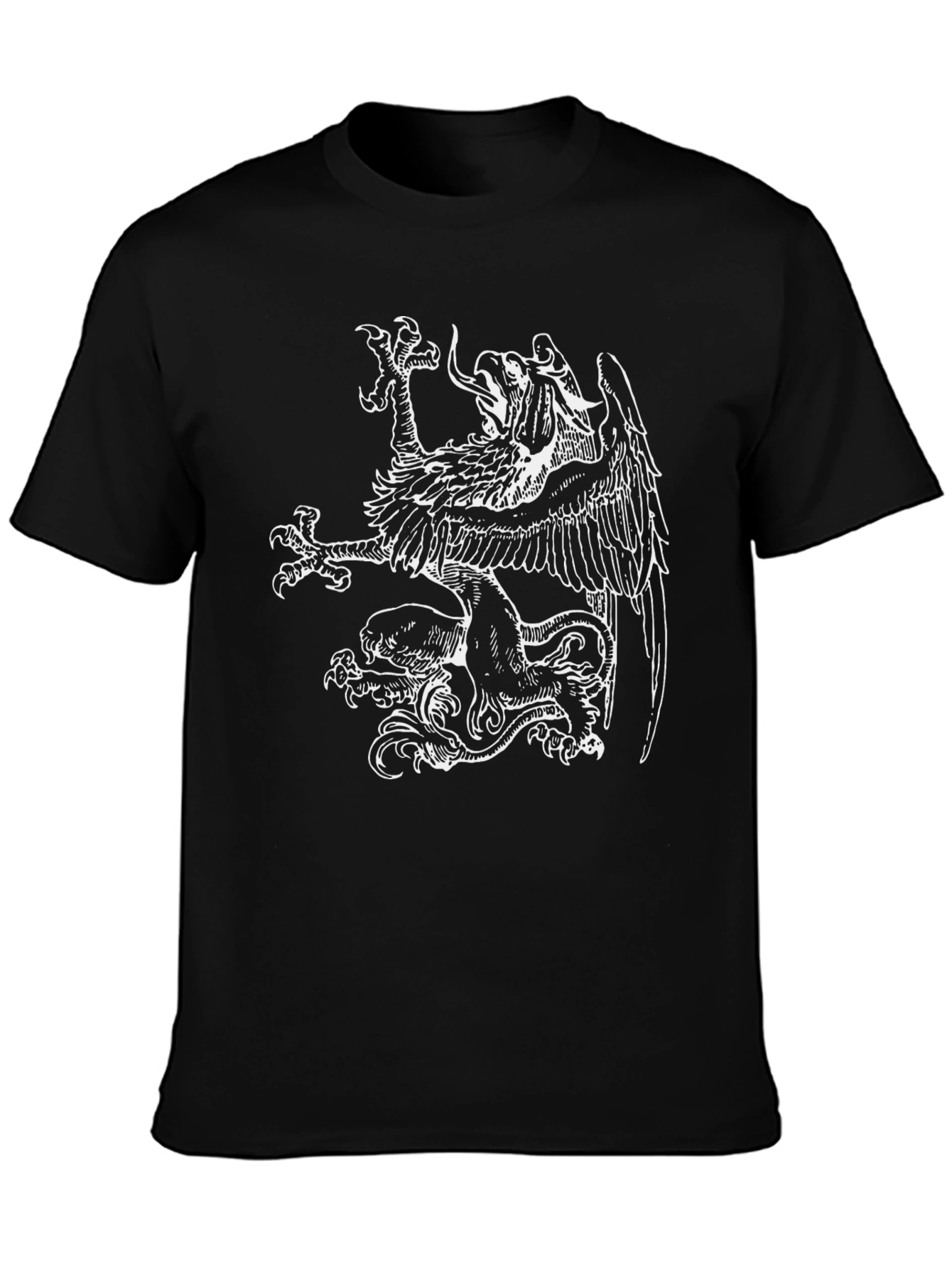 Griffin Graphic Tee - Mens Black T-Shirt