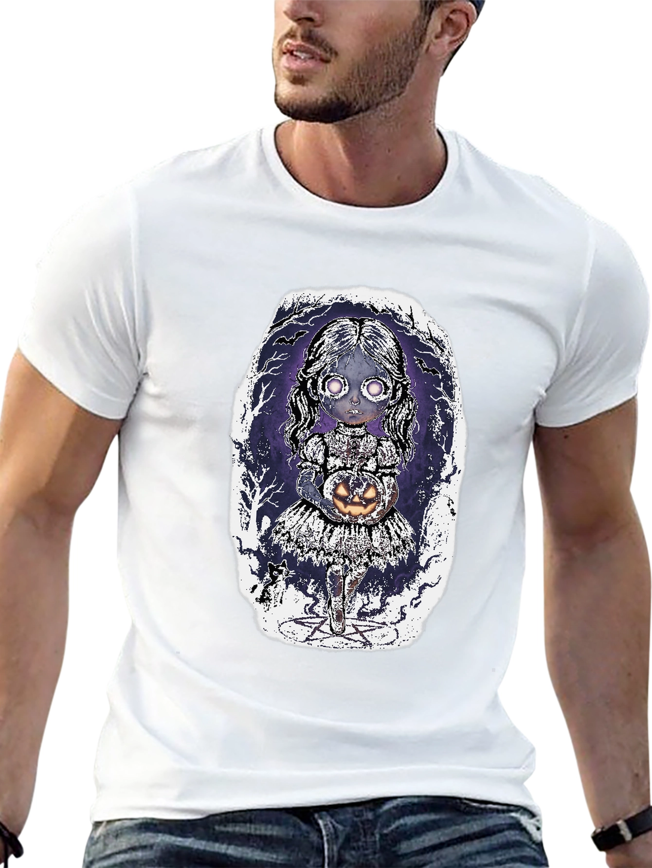 Spooky Girl Halloween T-Shirt