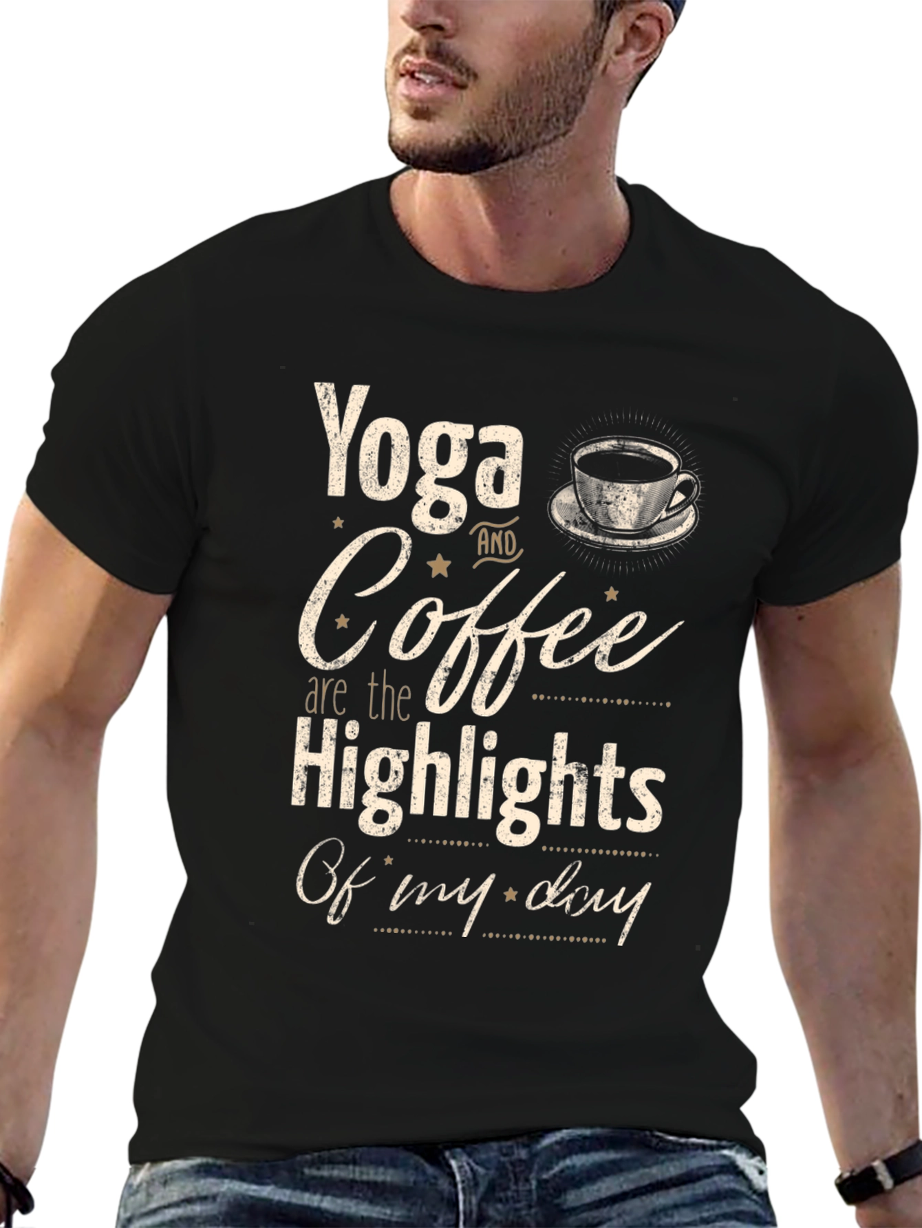 Yoga & Coffee Highlights T-Shirt
