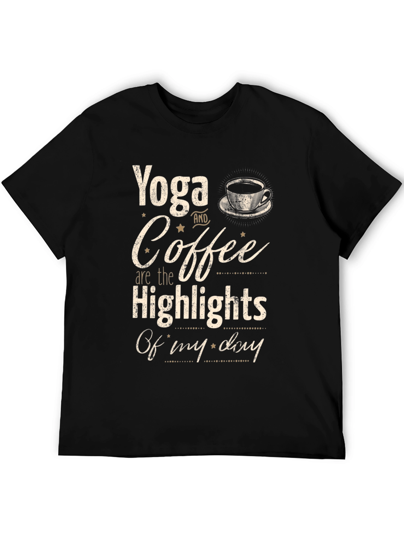 Yoga & Coffee Highlights T-Shirt