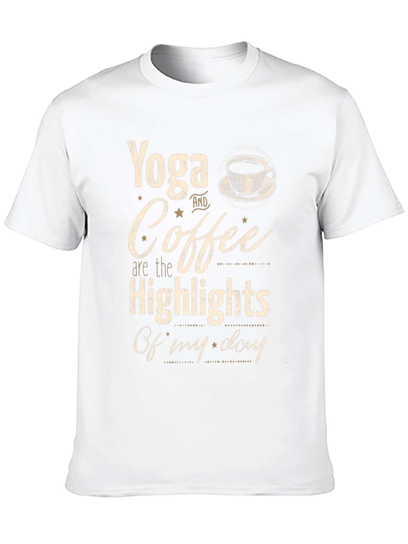 Yoga & Coffee Highlights T-Shirt