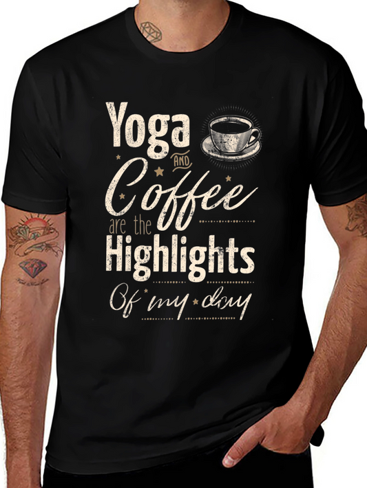 Yoga & Coffee Highlights T-Shirt