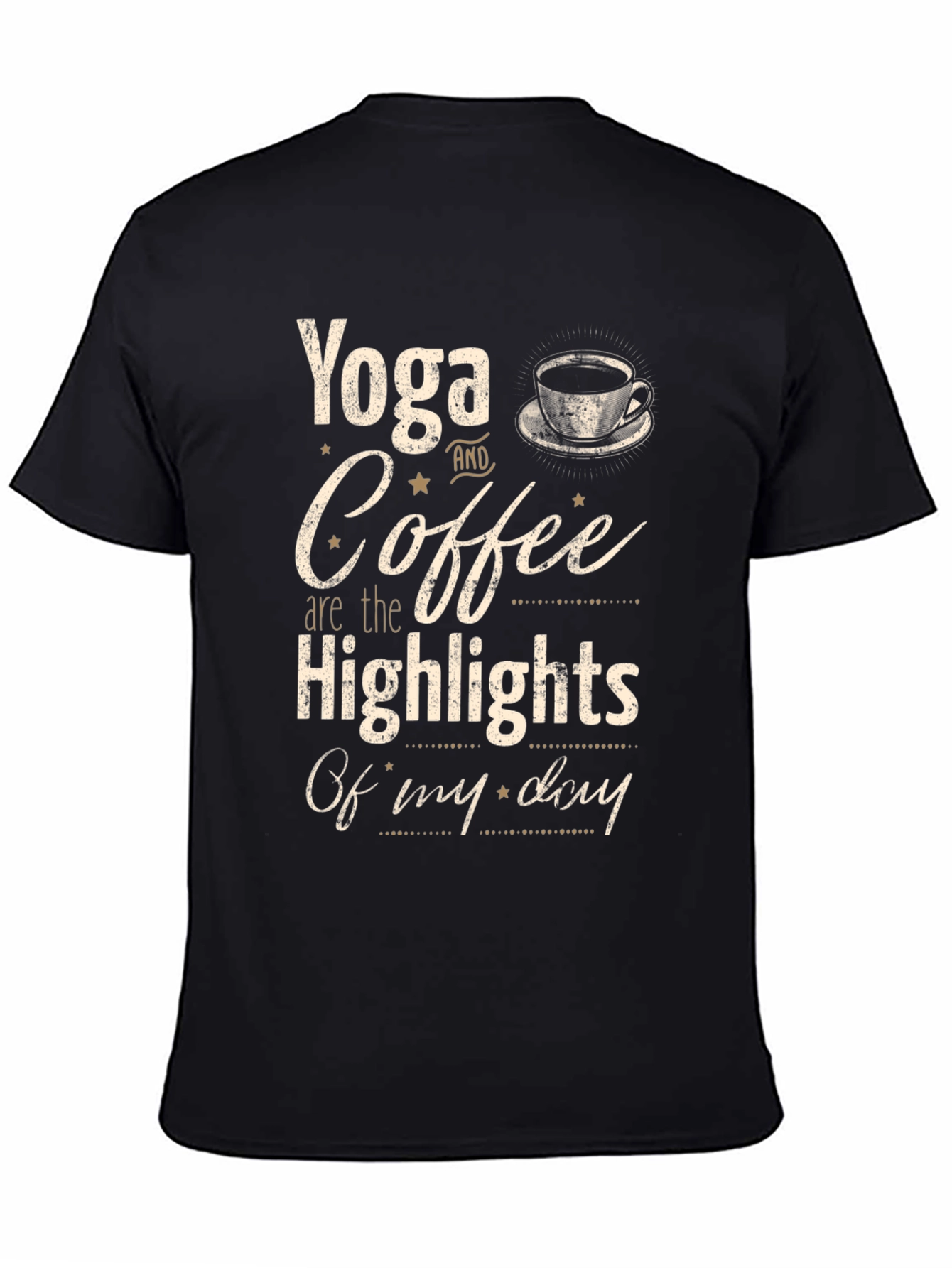 Yoga & Coffee Highlights T-Shirt