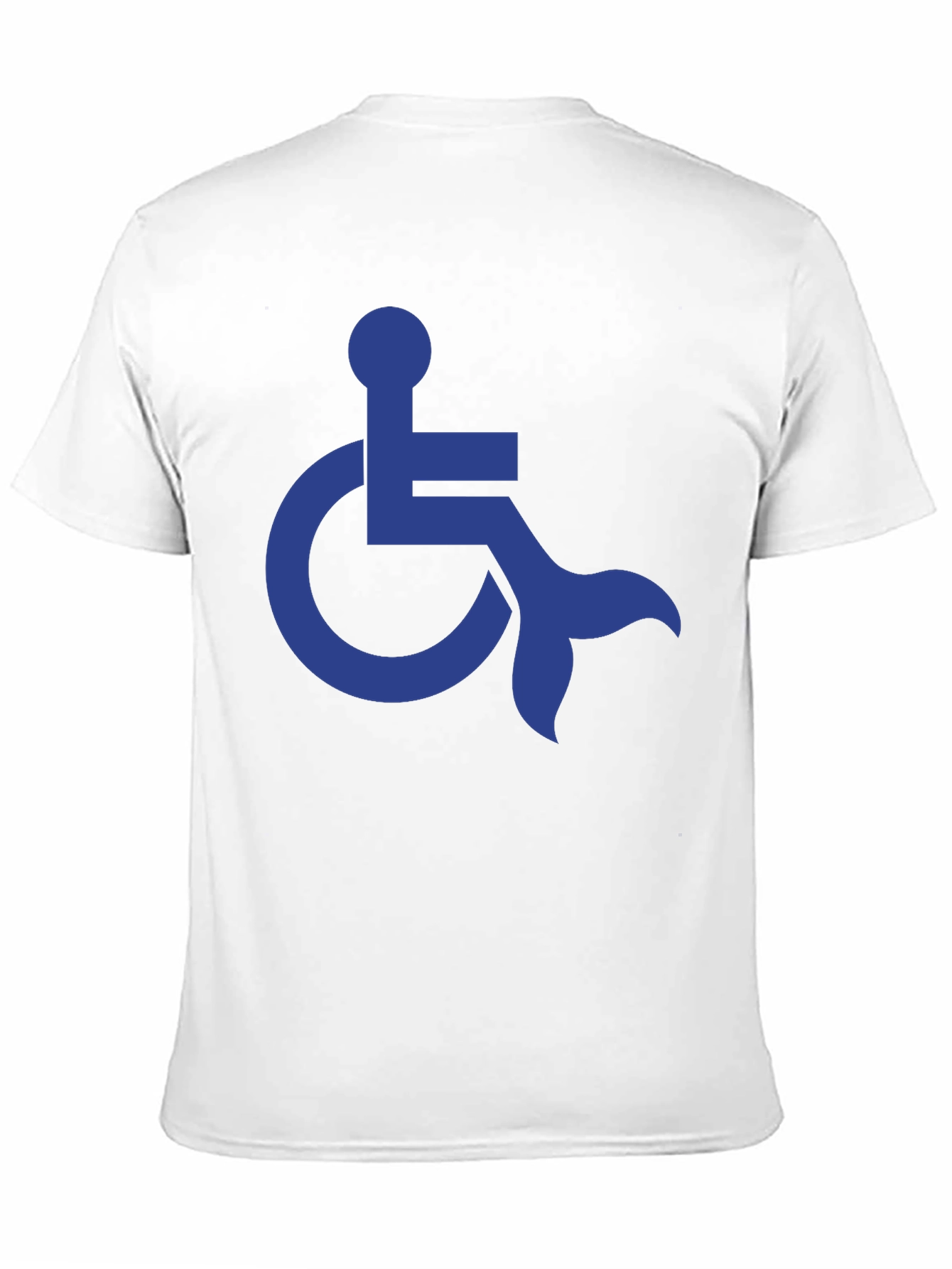 Mermaid Wheelchair Symbol Graphic T-Shirt