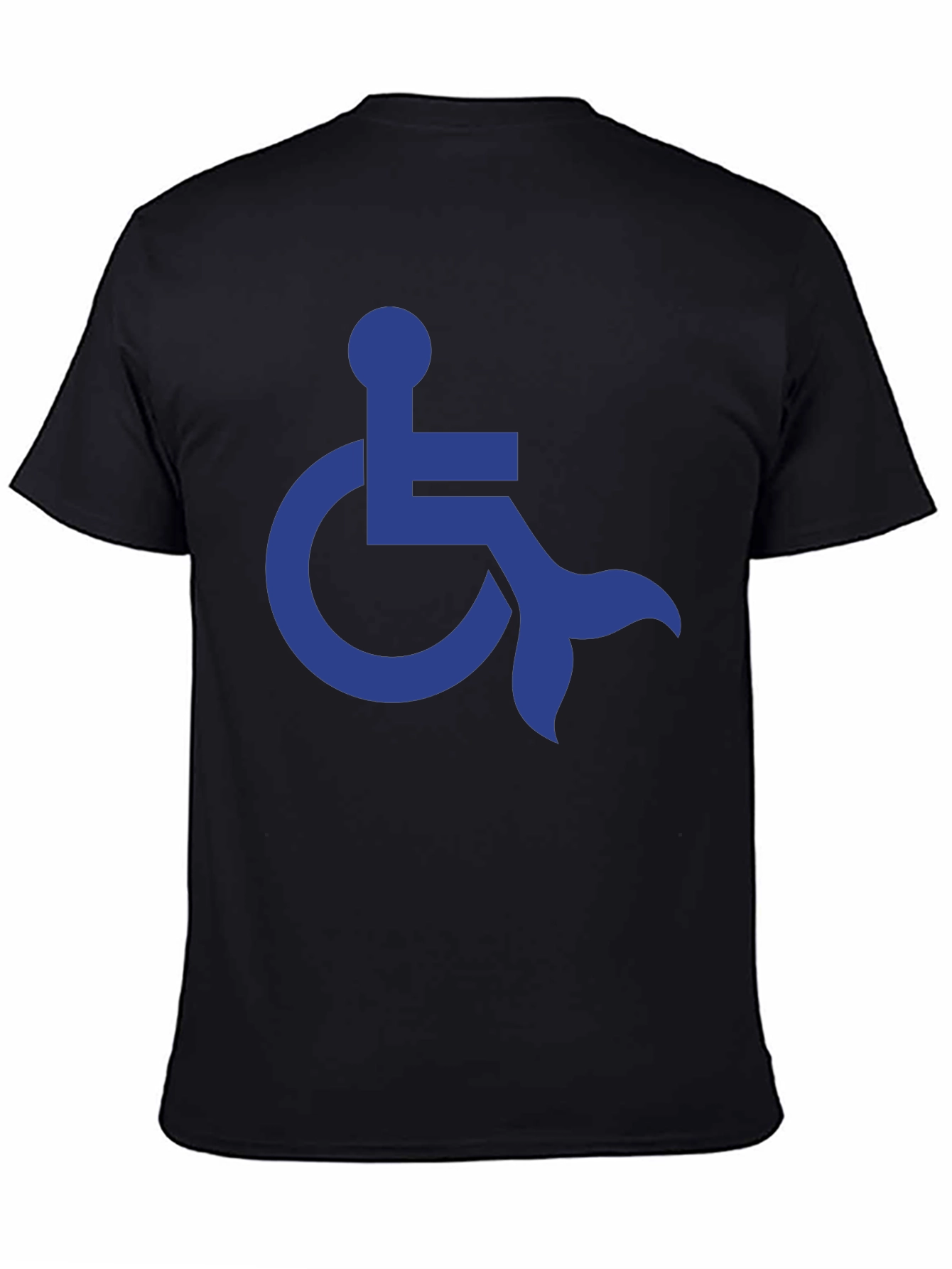 Mermaid Wheelchair Symbol Graphic T-Shirt