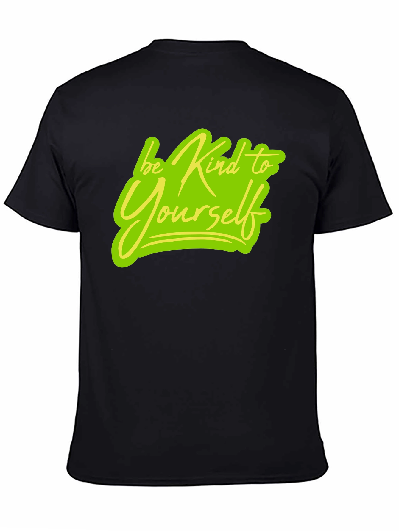 Be Kind To Yourself Black Graphic Tee