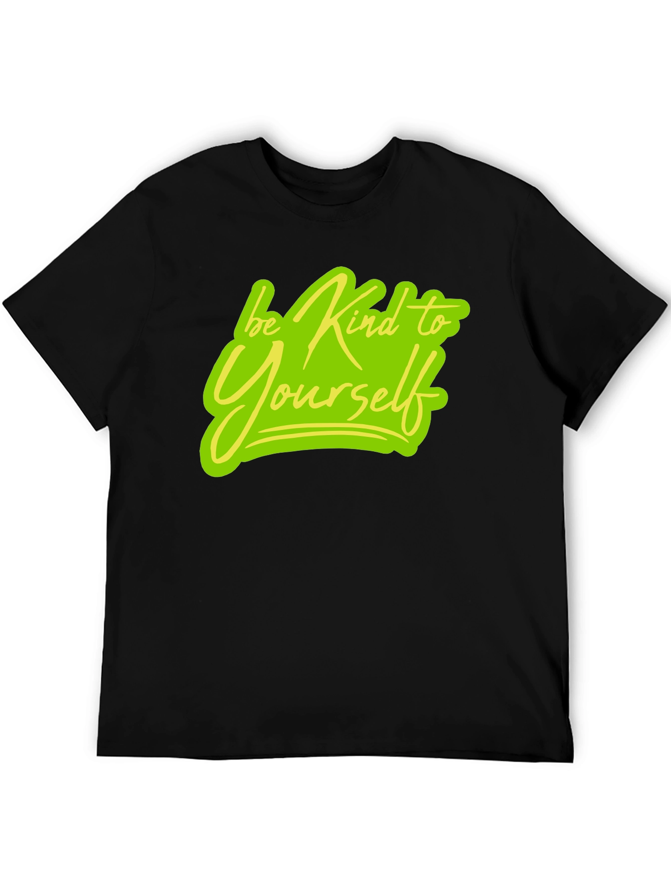 Be Kind To Yourself Black Graphic Tee