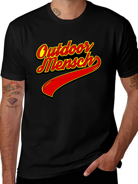 Outdoor Mensch T-Shirt - Classic Black Tee