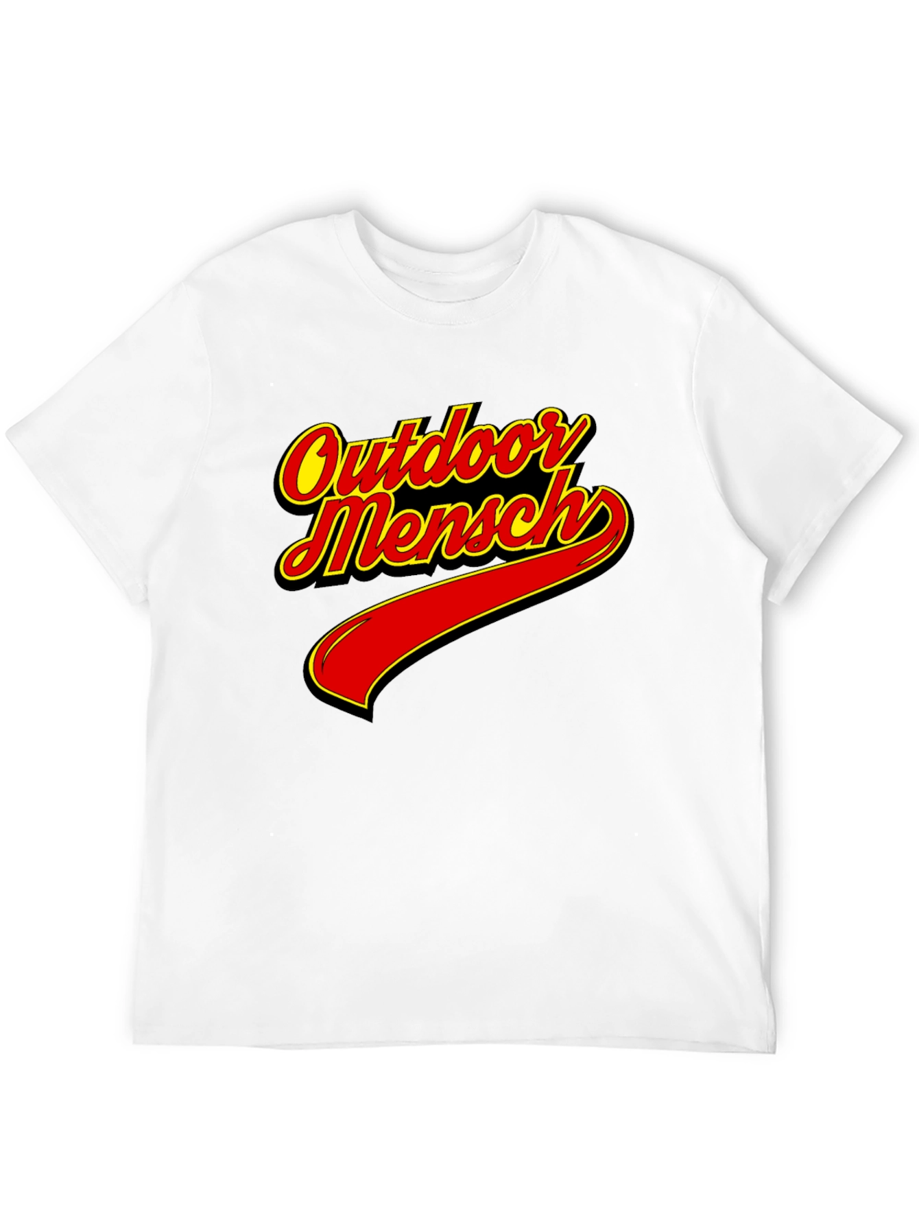 Outdoor Mensch T-Shirt - Classic Black Tee