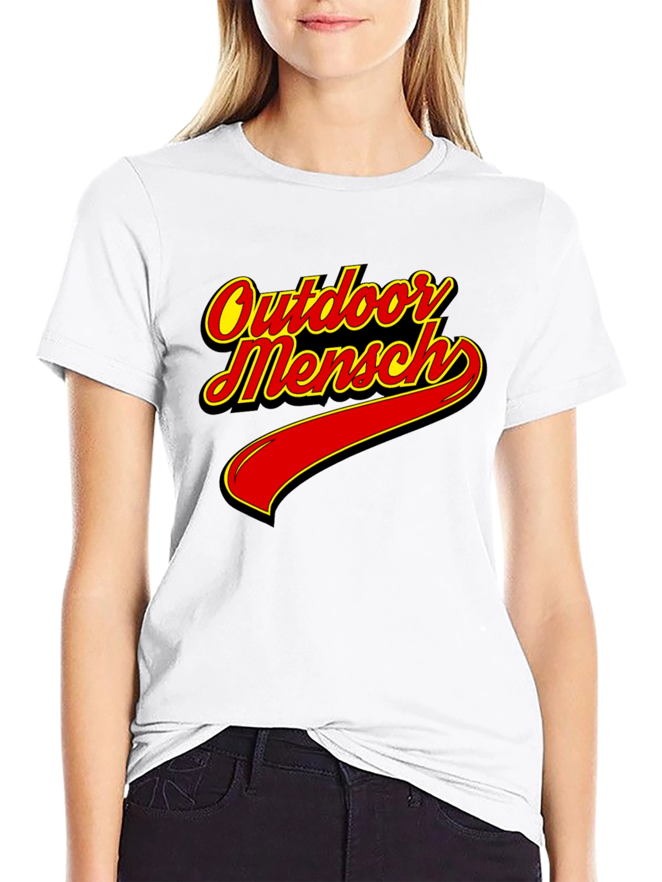 Outdoor Mensch T-Shirt - Classic Black Tee