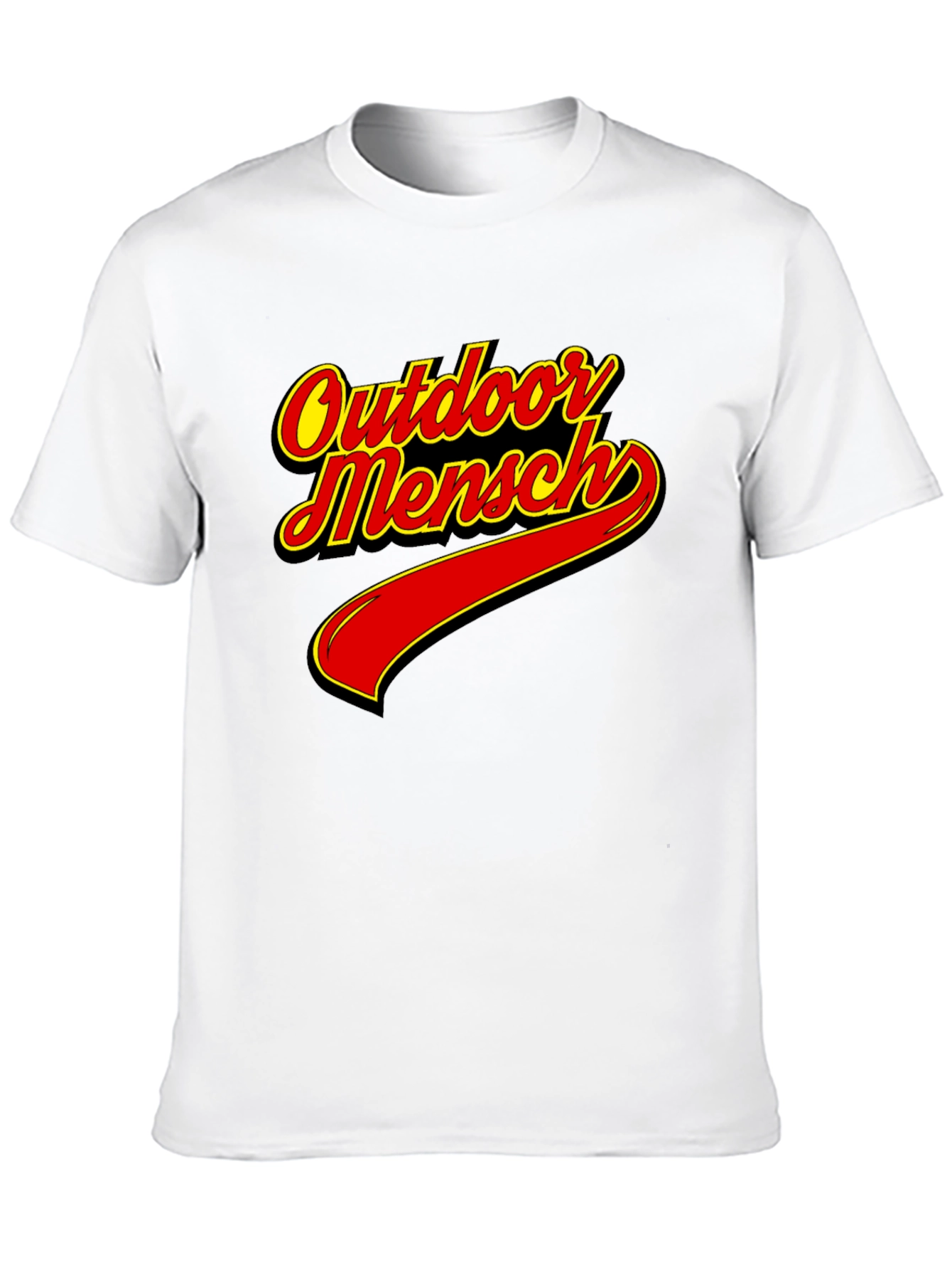 Outdoor Mensch T-Shirt - Classic Black Tee