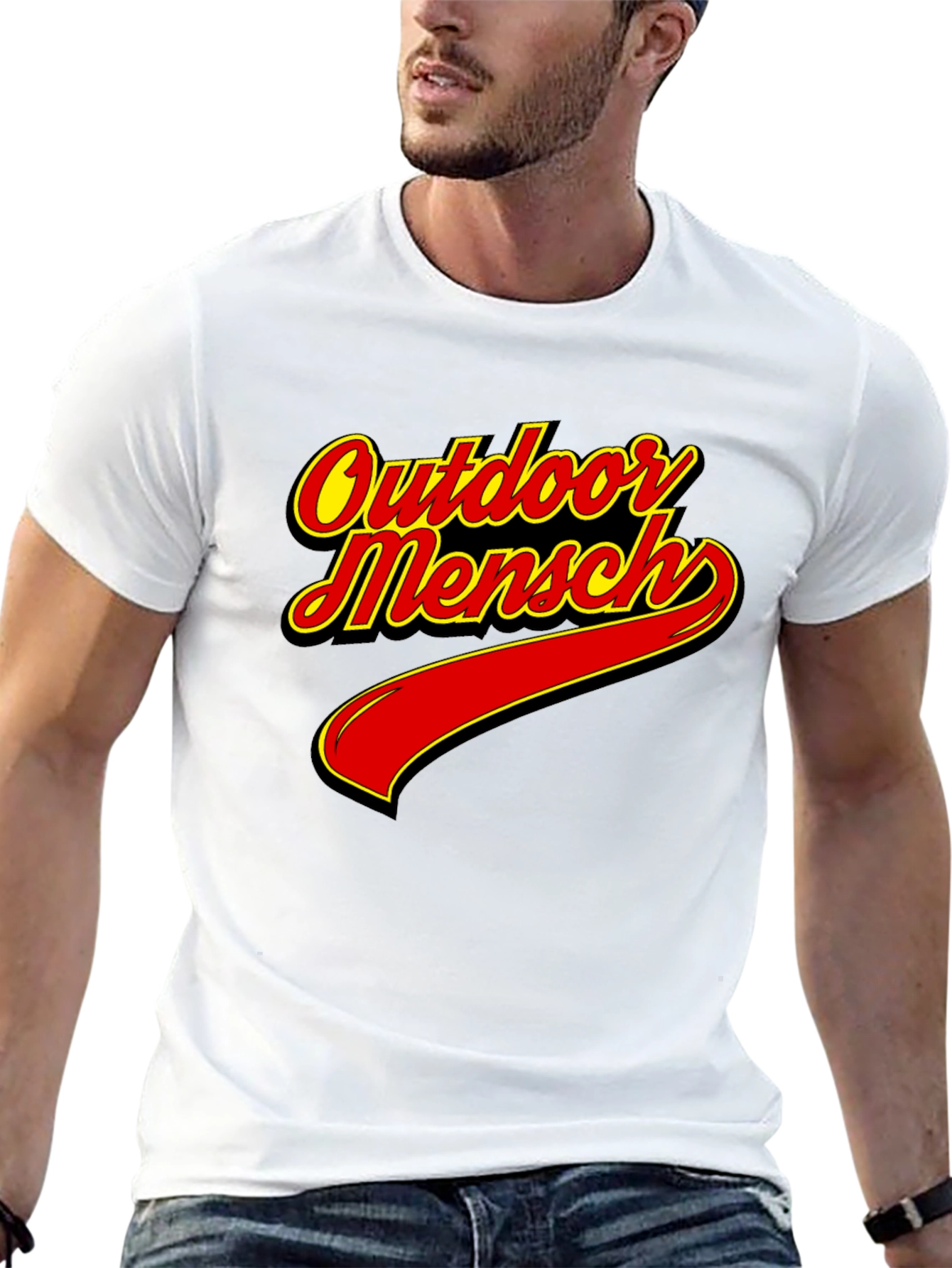 Outdoor Mensch T-Shirt - Classic Black Tee