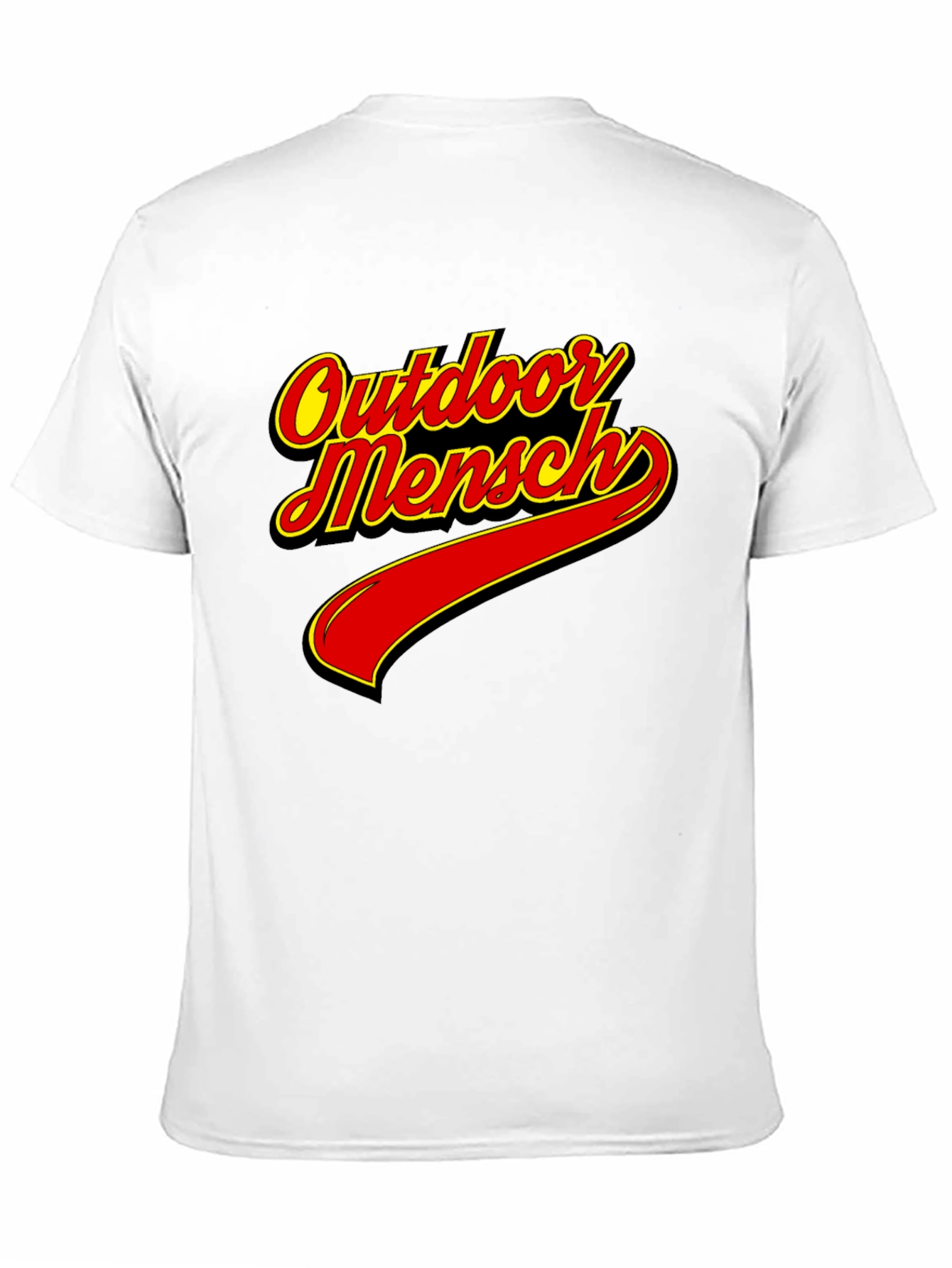 Outdoor Mensch T-Shirt - Classic Black Tee