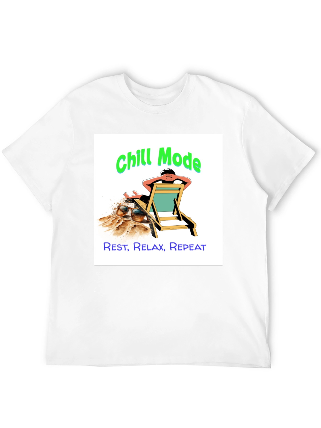 Chill Mode Graphic Tee - Relax Rest Repeat