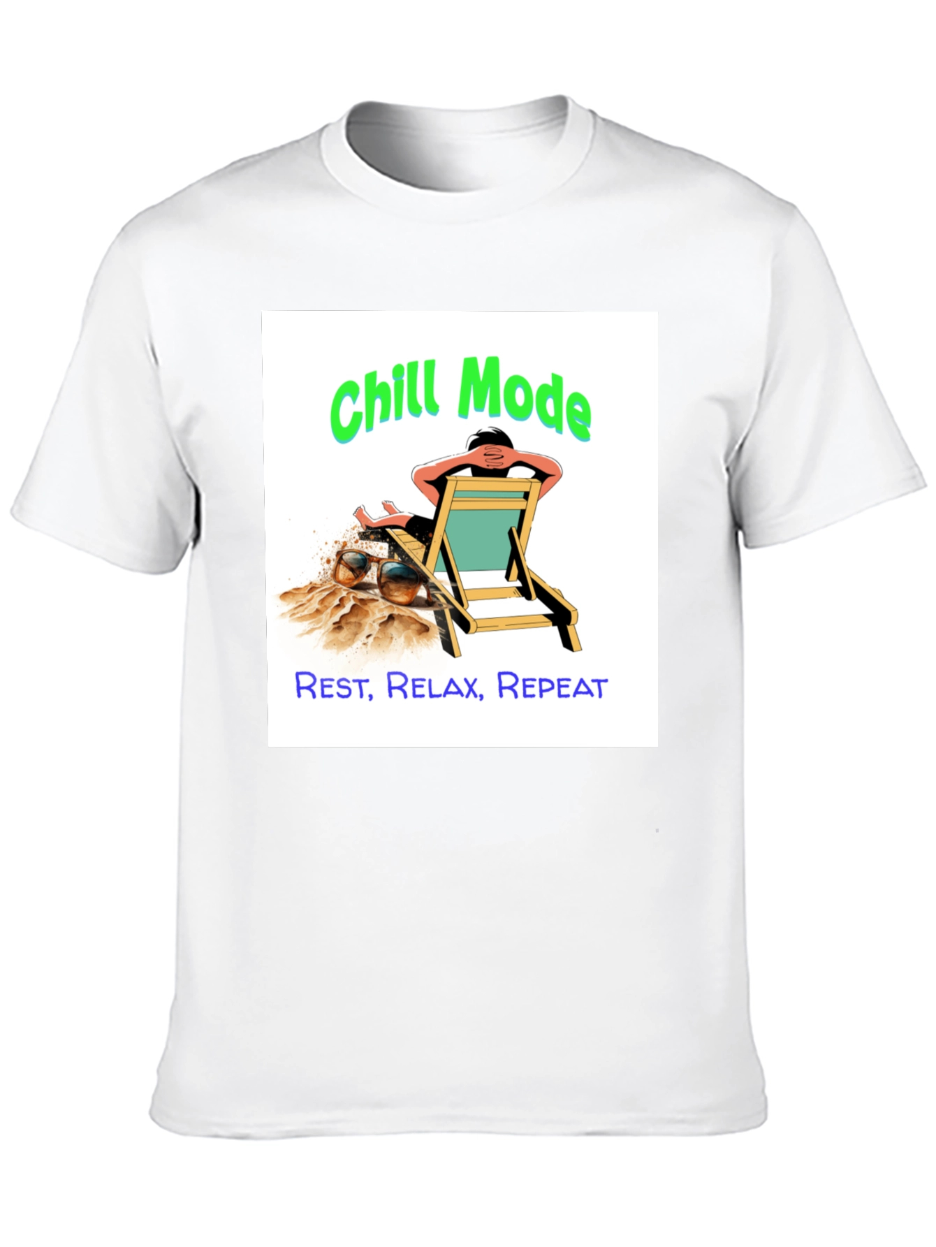 Chill Mode Graphic Tee - Relax Rest Repeat