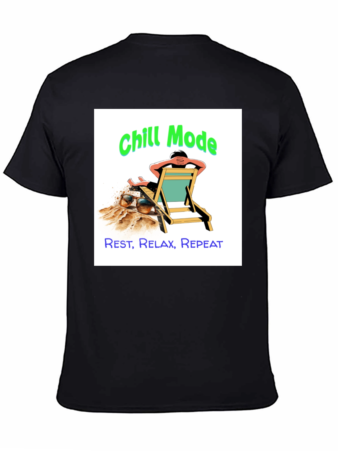 Chill Mode Graphic Tee - Relax Rest Repeat