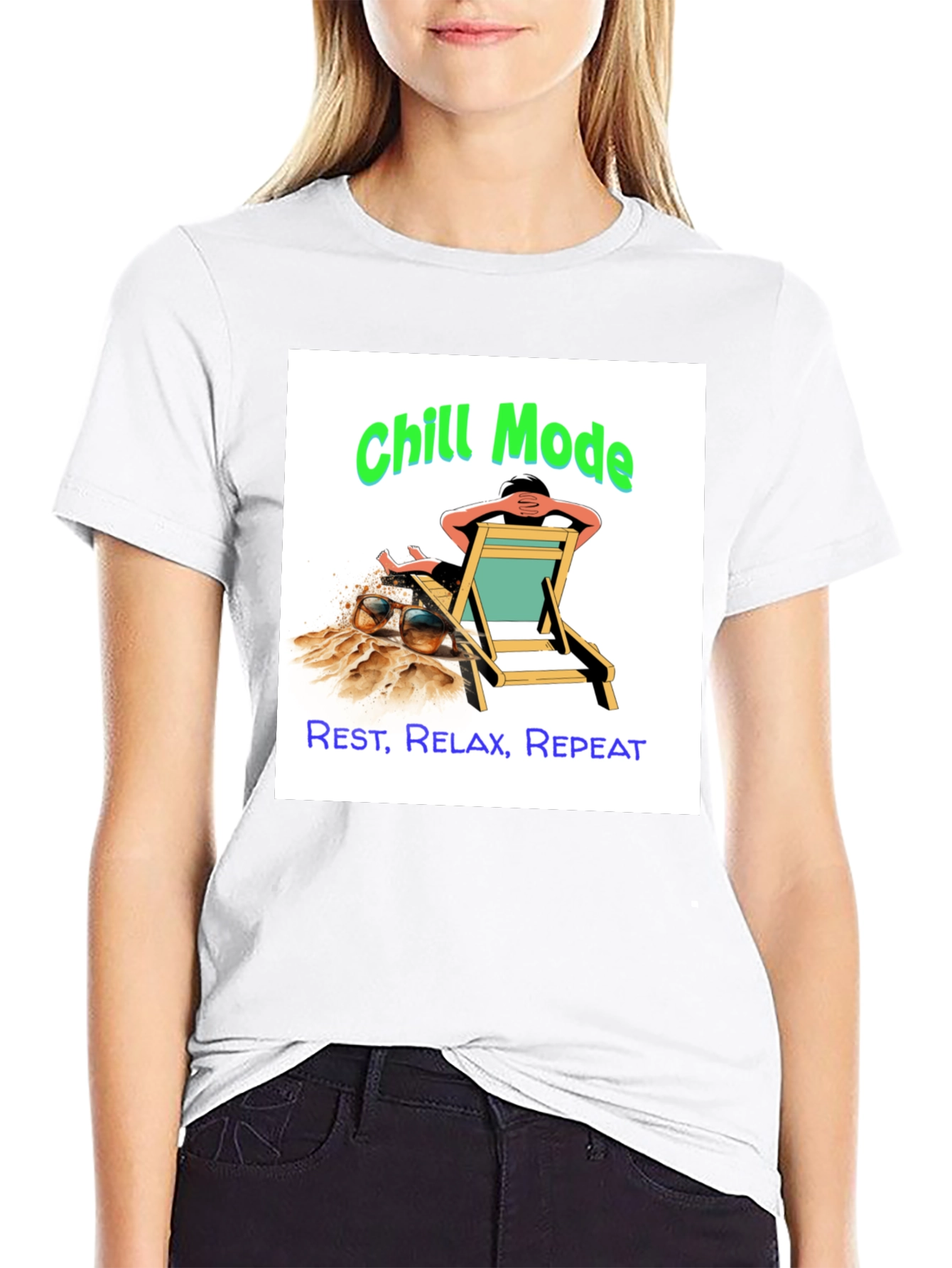 Chill Mode Graphic Tee - Relax Rest Repeat