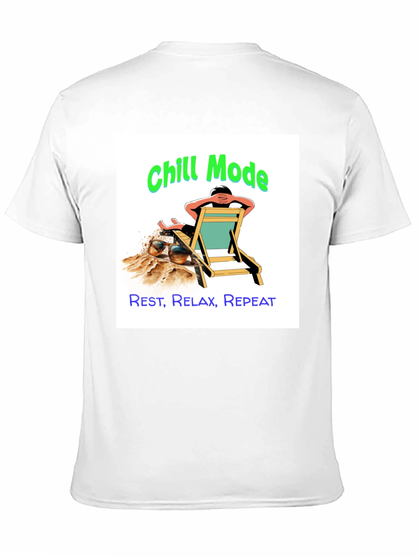 Chill Mode Graphic Tee - Relax Rest Repeat