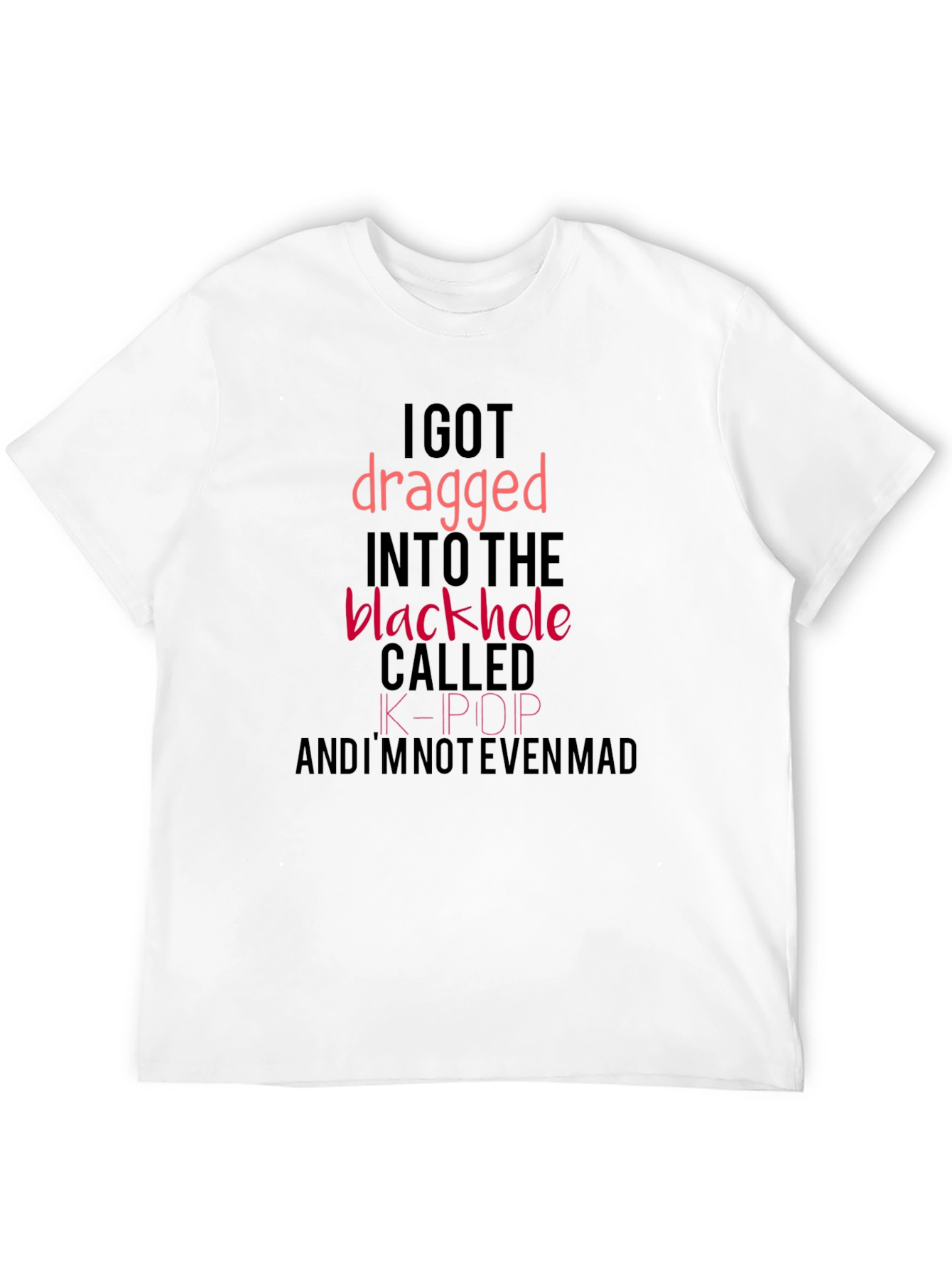 K-Pop Black Hole Graphic Tee