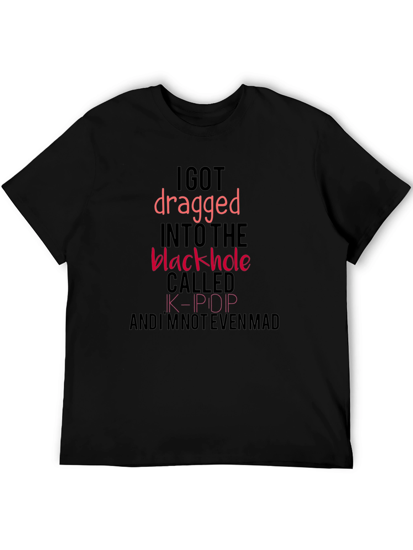 K-Pop Black Hole Graphic Tee
