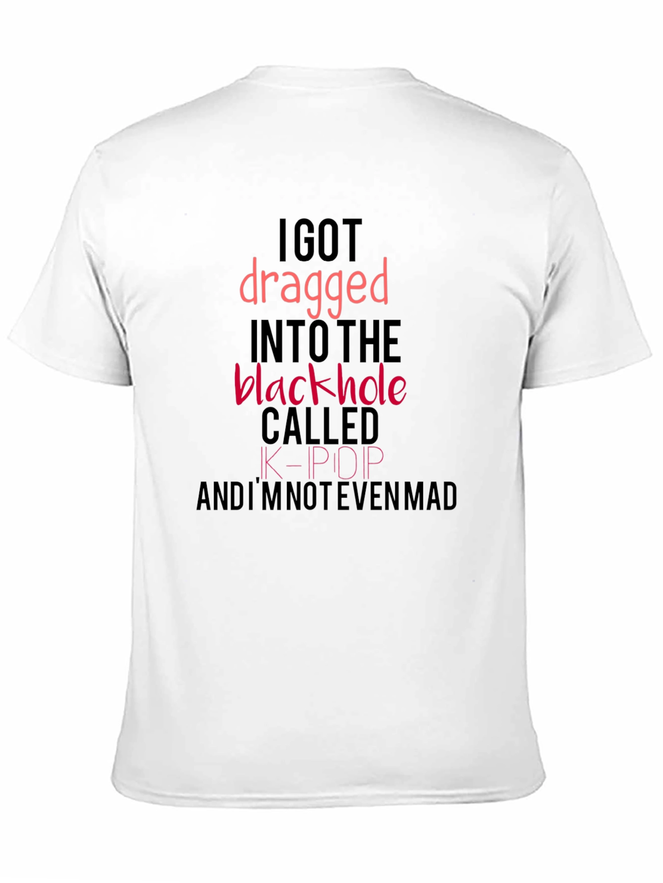 K-Pop Black Hole Graphic Tee