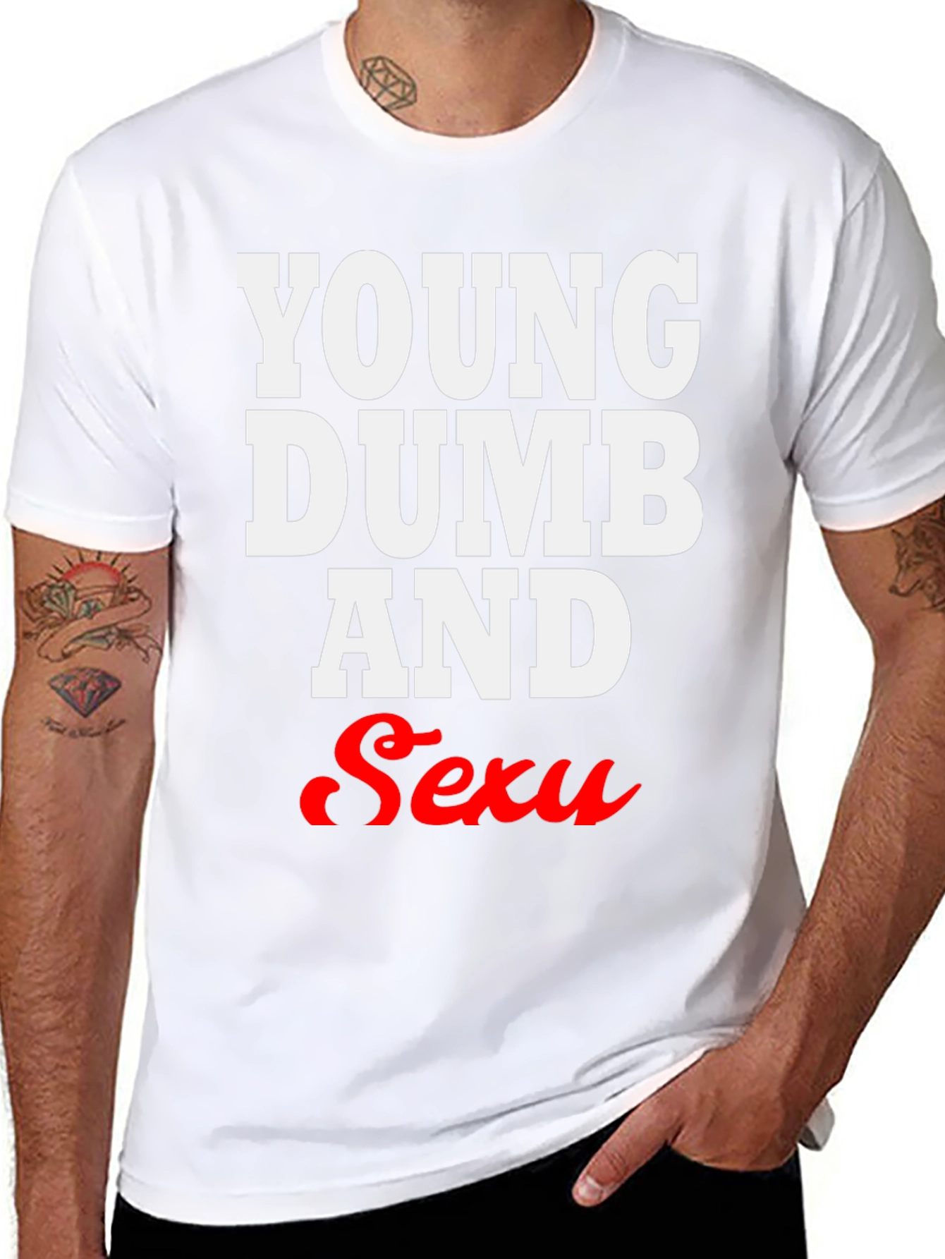 Young Dumb & Sexy Black T-Shirt