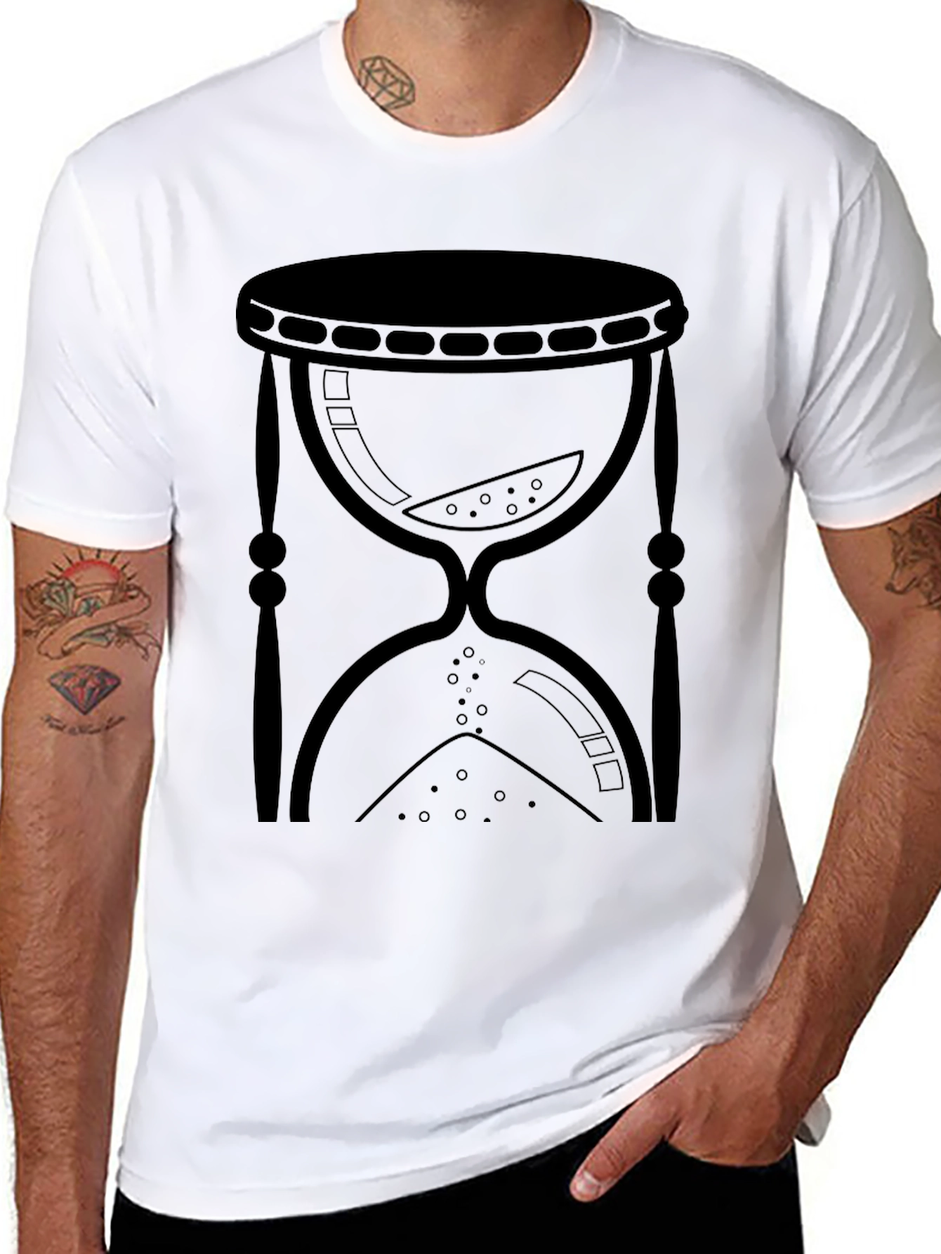 Hourglass Graphic Tee - Timeless Design