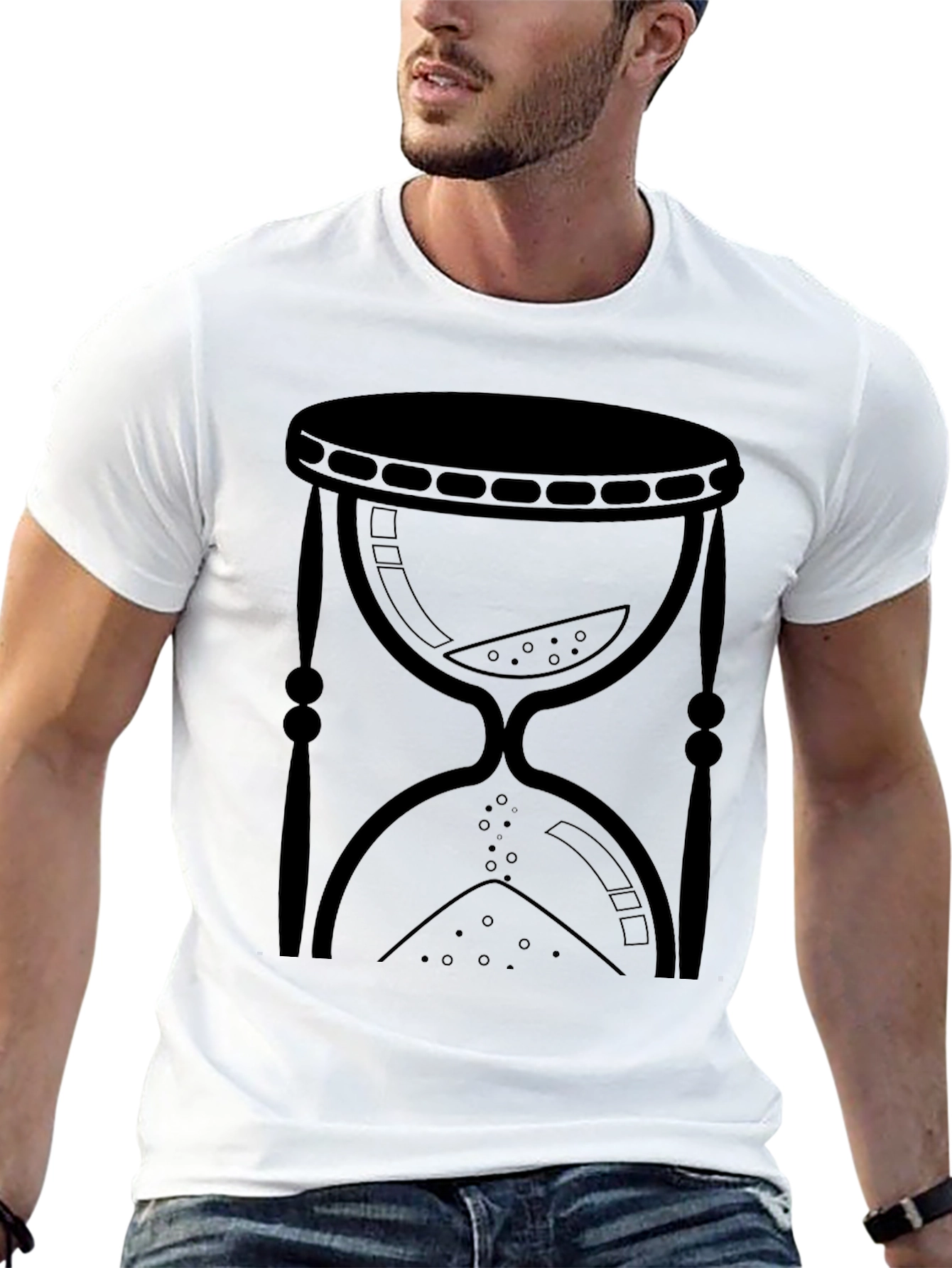 Hourglass Graphic Tee - Timeless Design