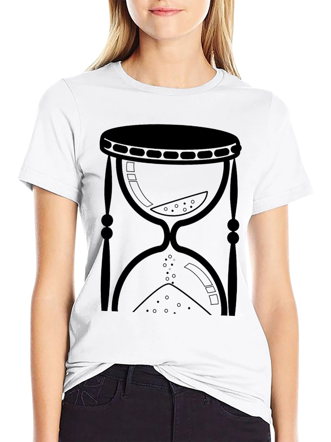Hourglass Graphic Tee - Timeless Design