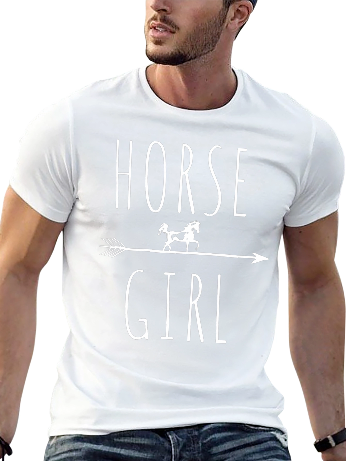 Horse Girl Arrow Graphic Tee - Unisex Fit