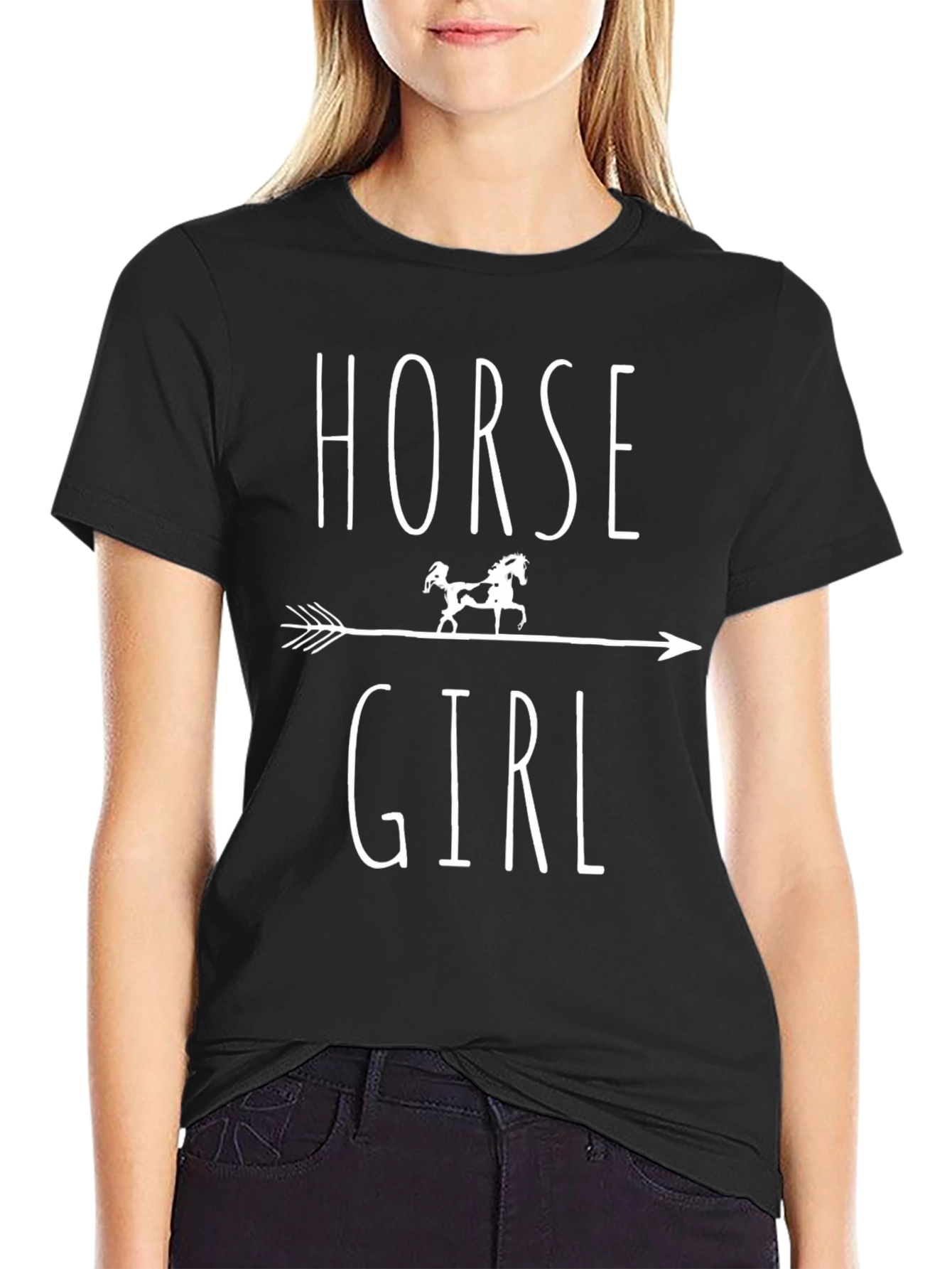 Horse Girl Arrow Graphic Tee - Unisex Fit