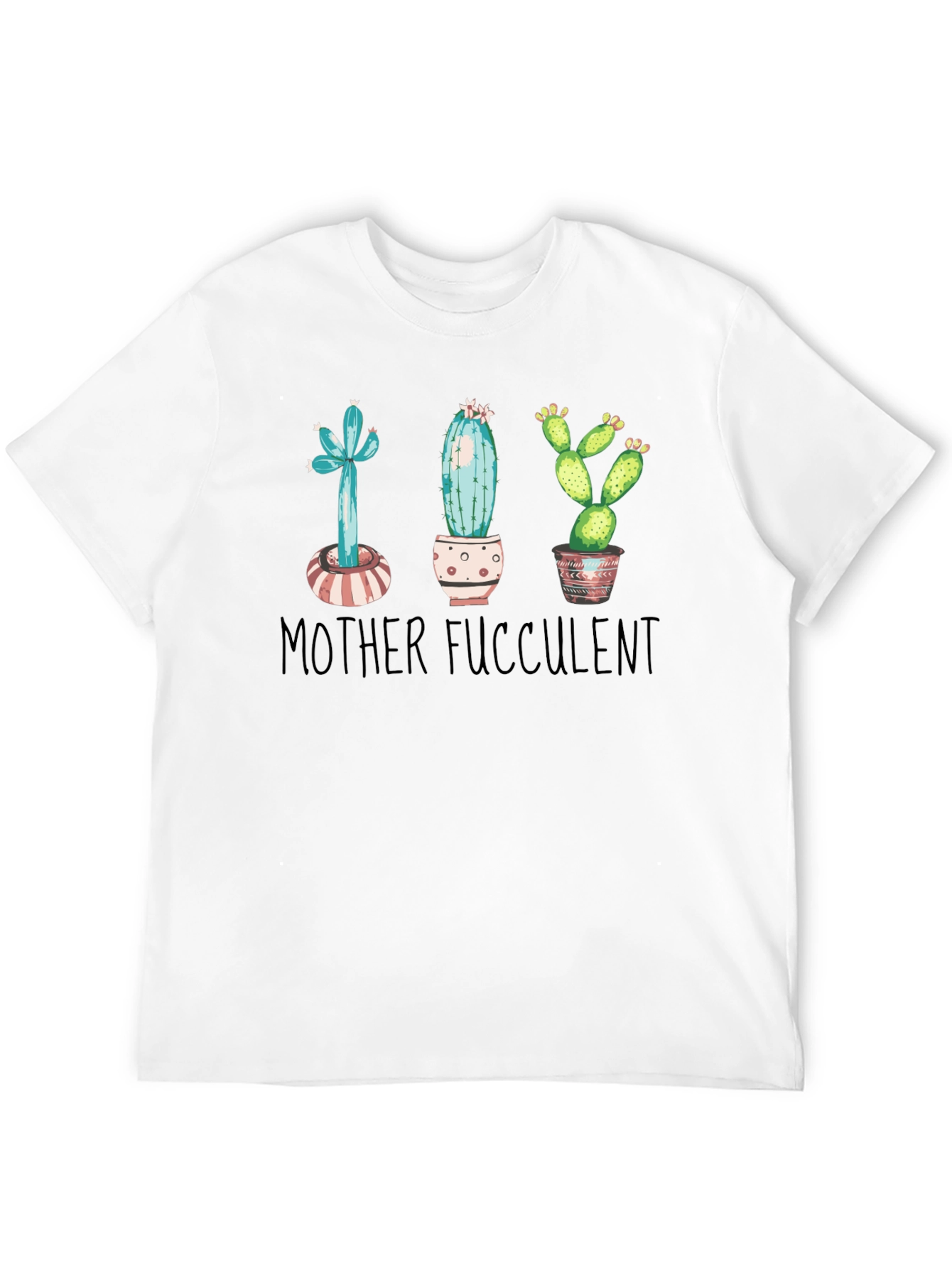 Mother Succulent T-Shirt - Cute Plant Lover Tee