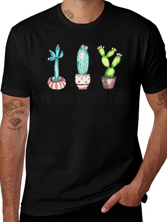 Mother Succulent T-Shirt - Cute Plant Lover Tee