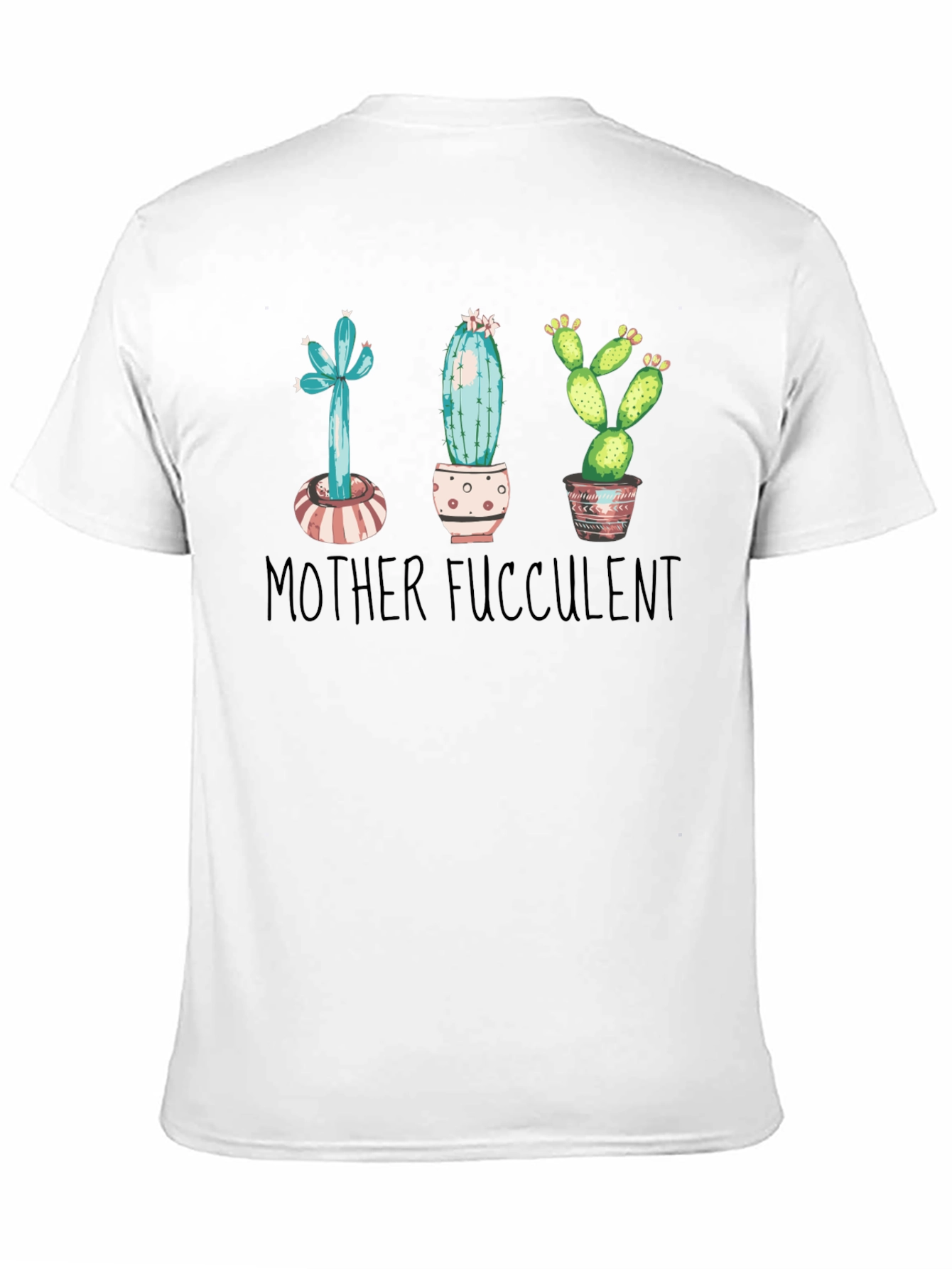 Mother Succulent T-Shirt - Cute Plant Lover Tee
