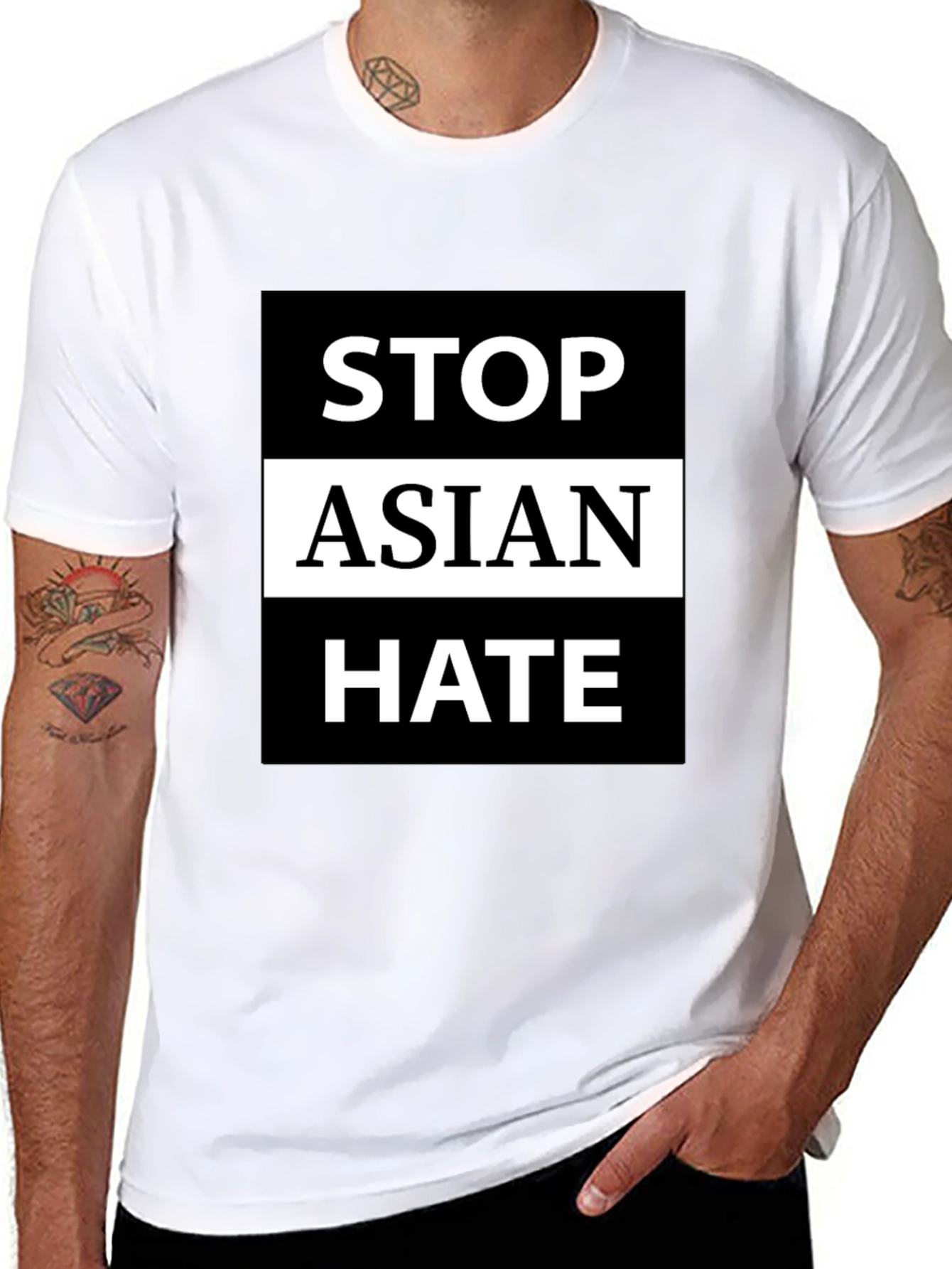 Stop Asian Hate T-Shirt - Anti-Racism Awareness Tee