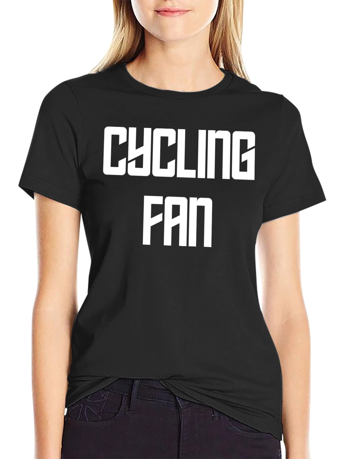 Cycling Fan Black T-Shirt