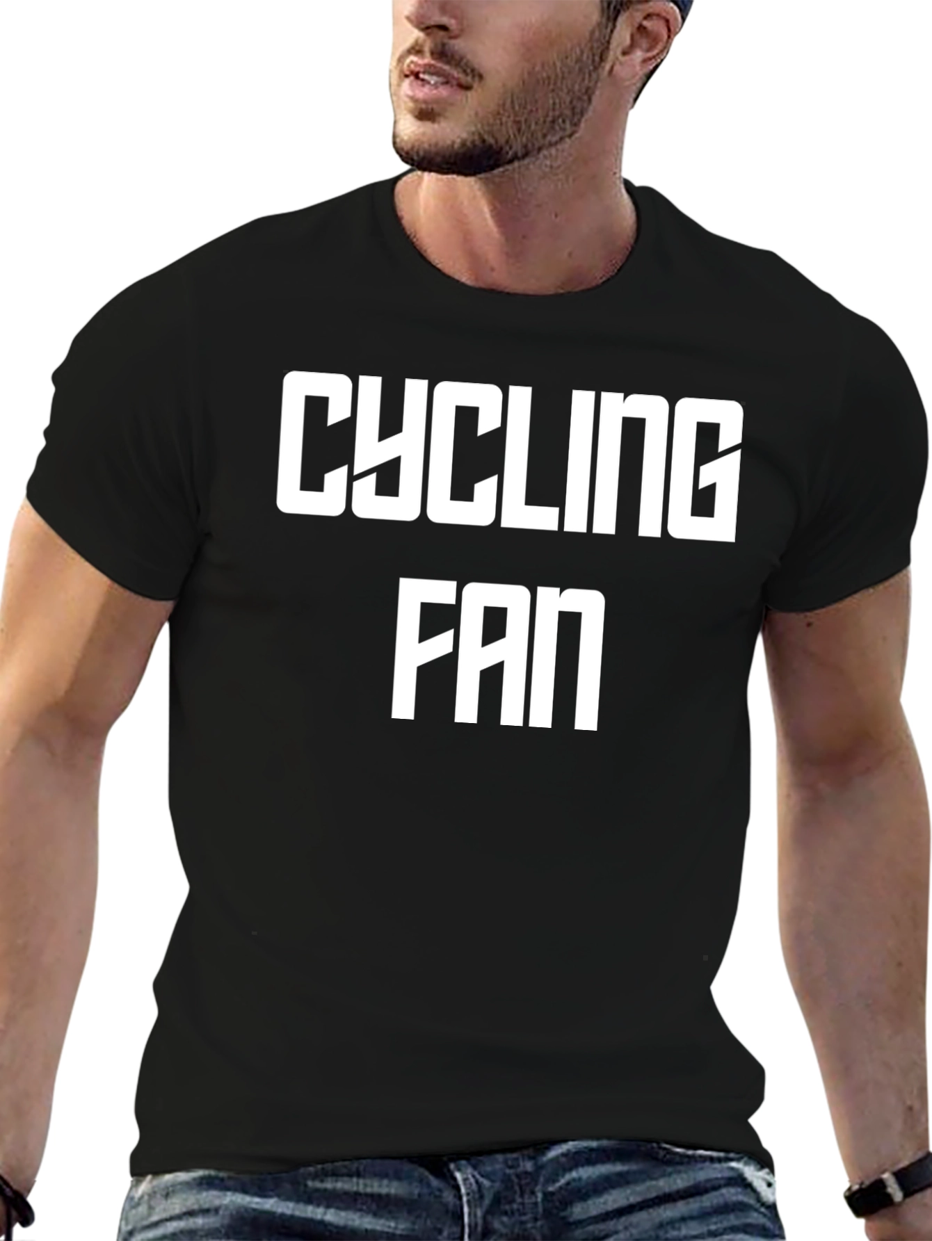 Cycling Fan Black T-Shirt