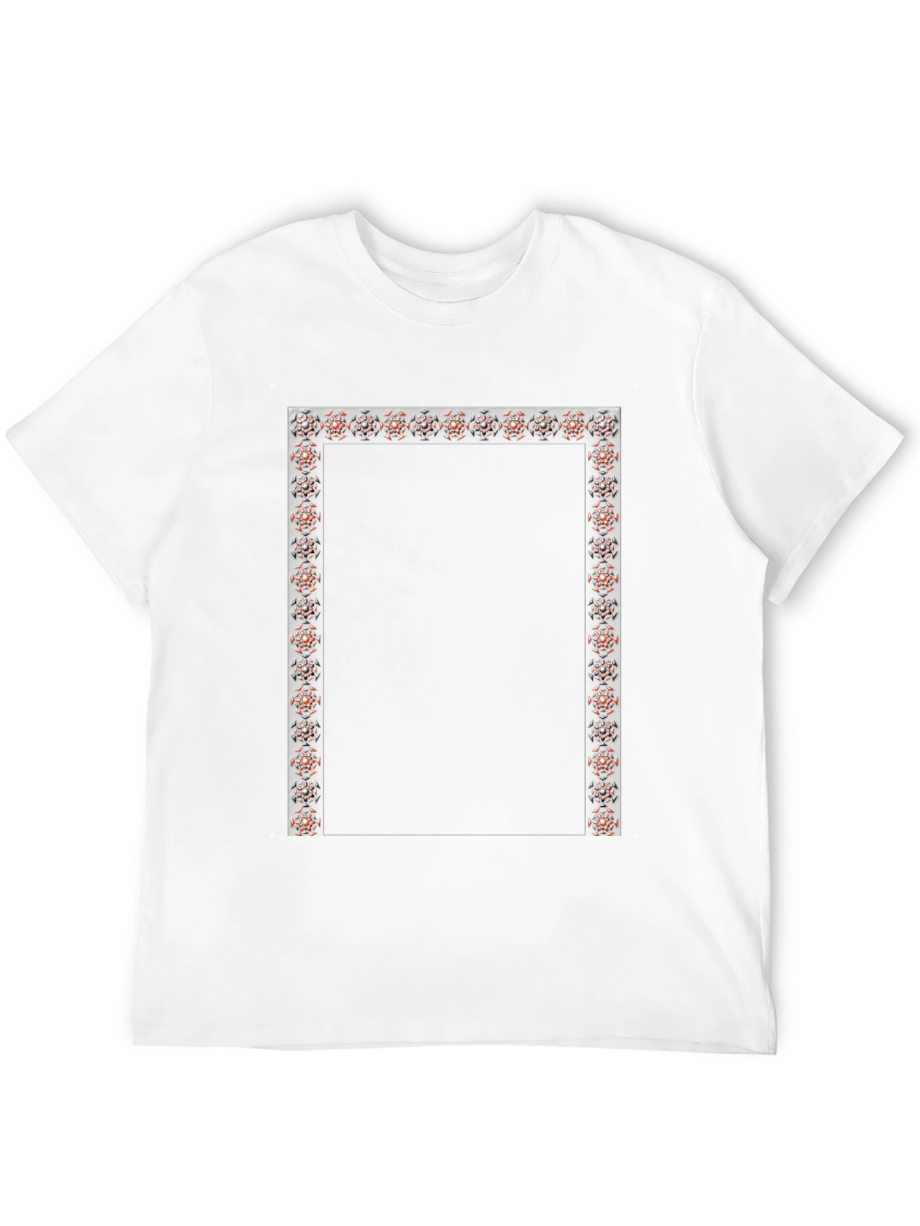 Geometric Frame Black Tee