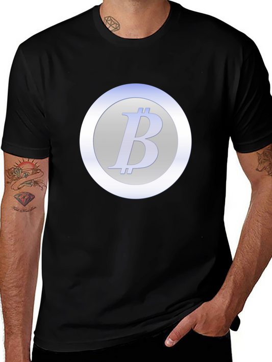 Bitcoin Crypto Tee - Round Logo Graphic