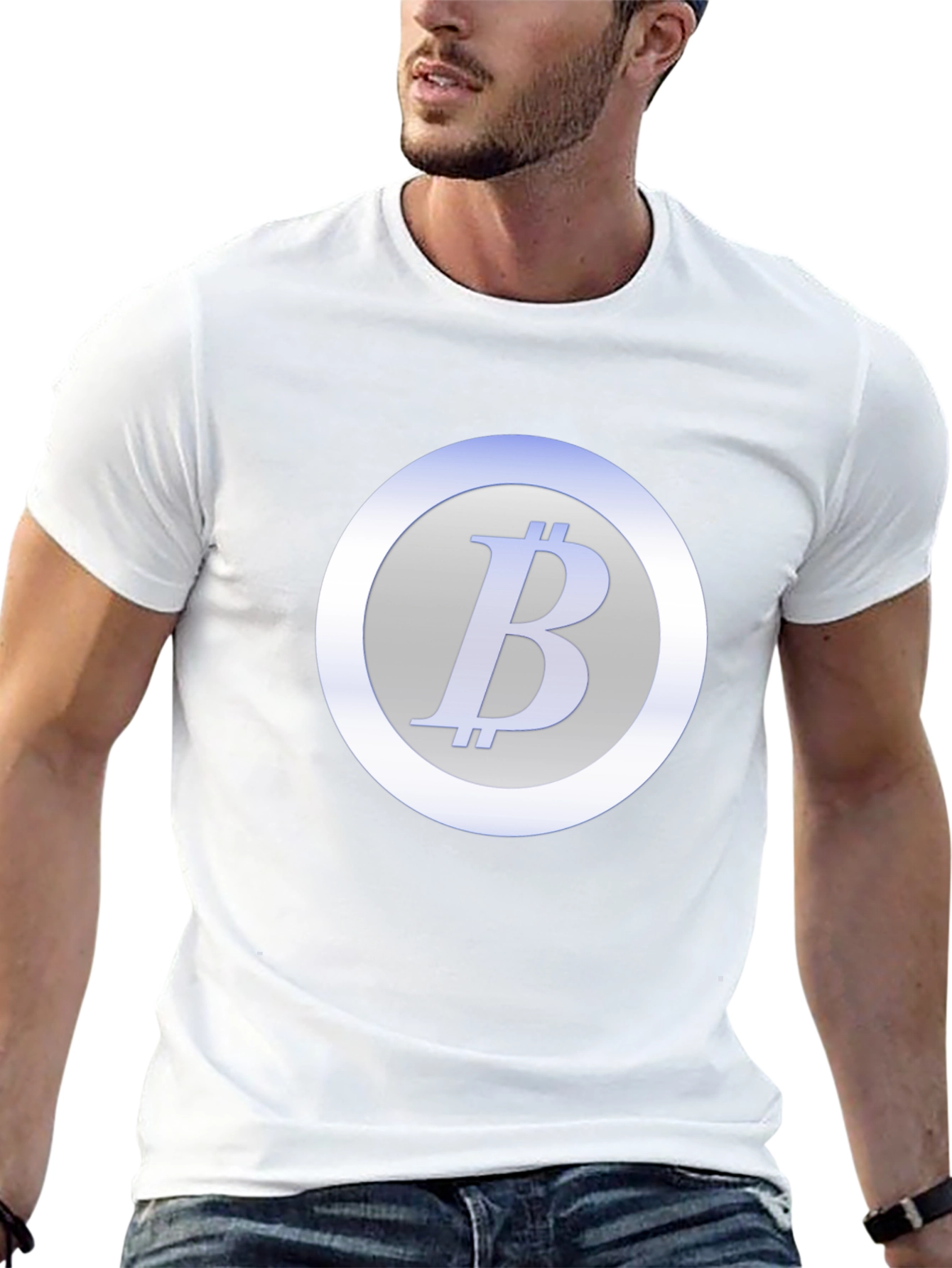 Bitcoin Crypto Tee - Round Logo Graphic