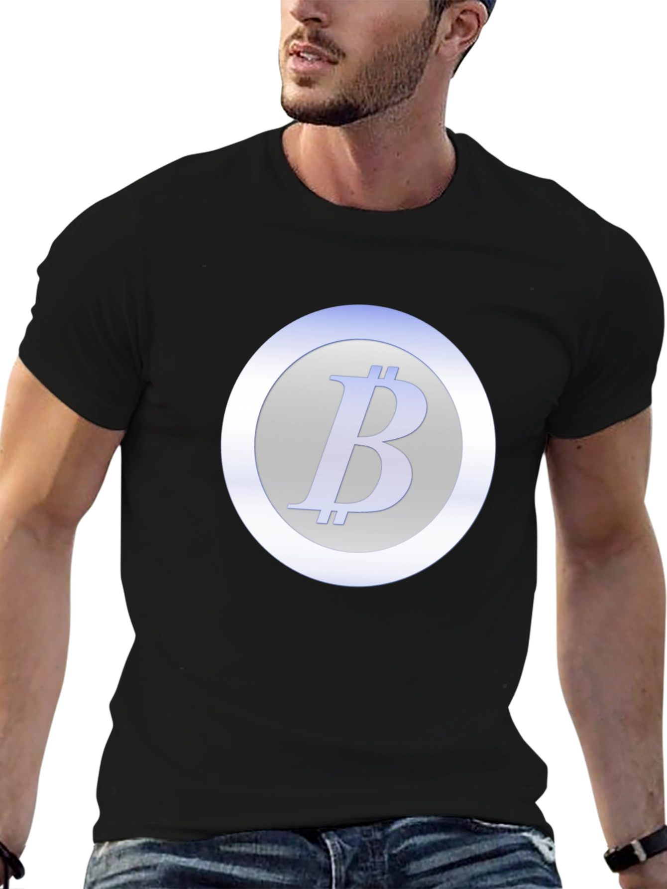 Bitcoin Crypto Tee - Round Logo Graphic
