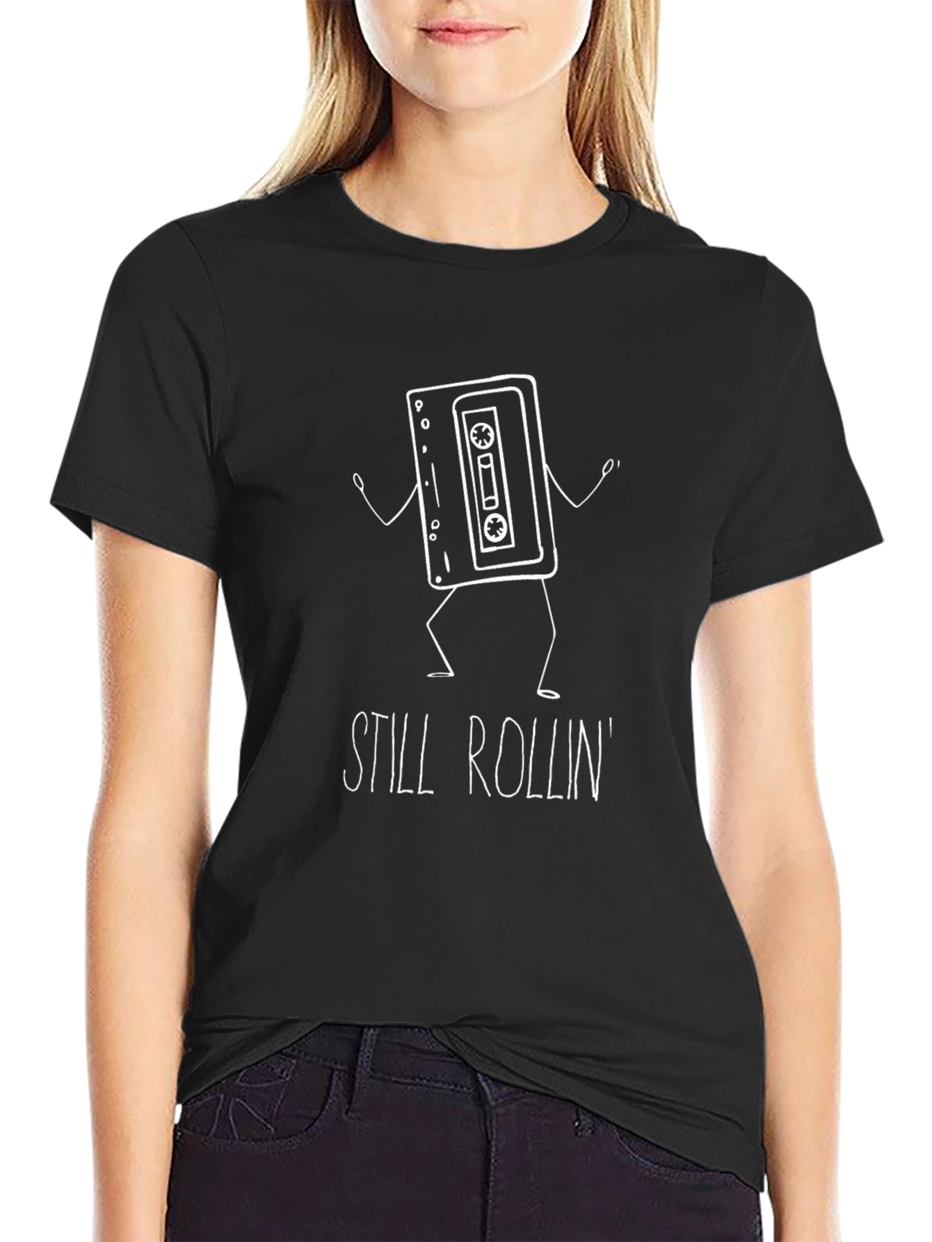 Still Rollin Retro Cassette Graphic Tee