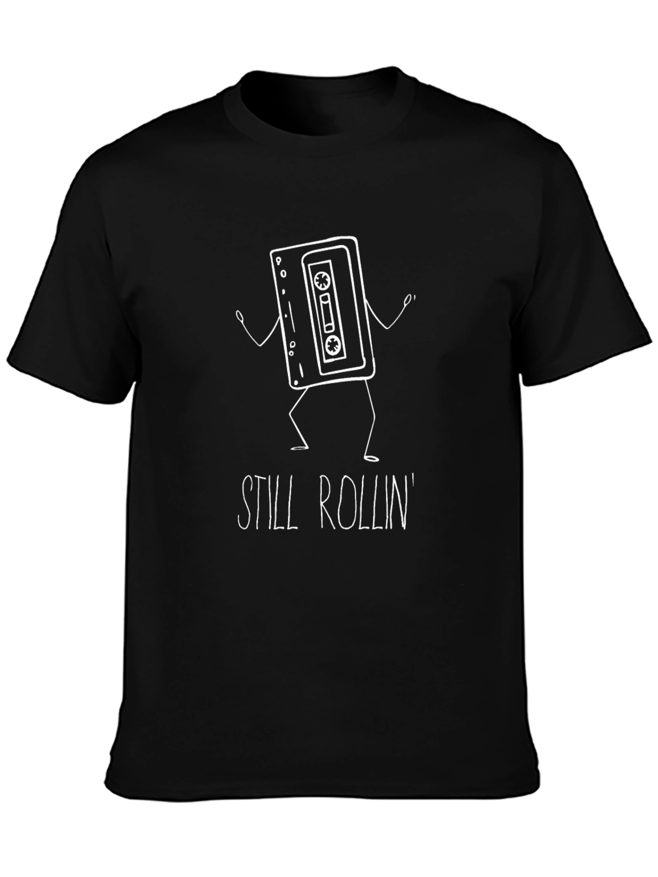 Still Rollin Retro Cassette Graphic Tee