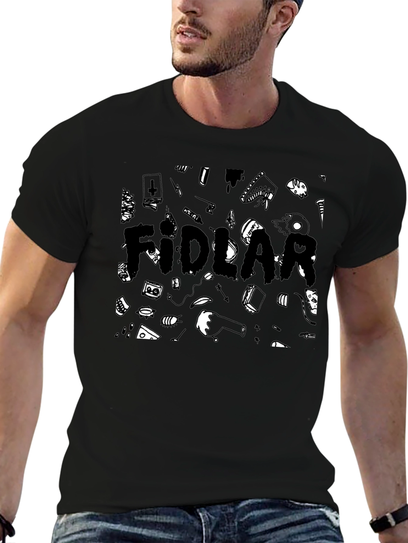 Fidlar Black Graphic T-Shirt
