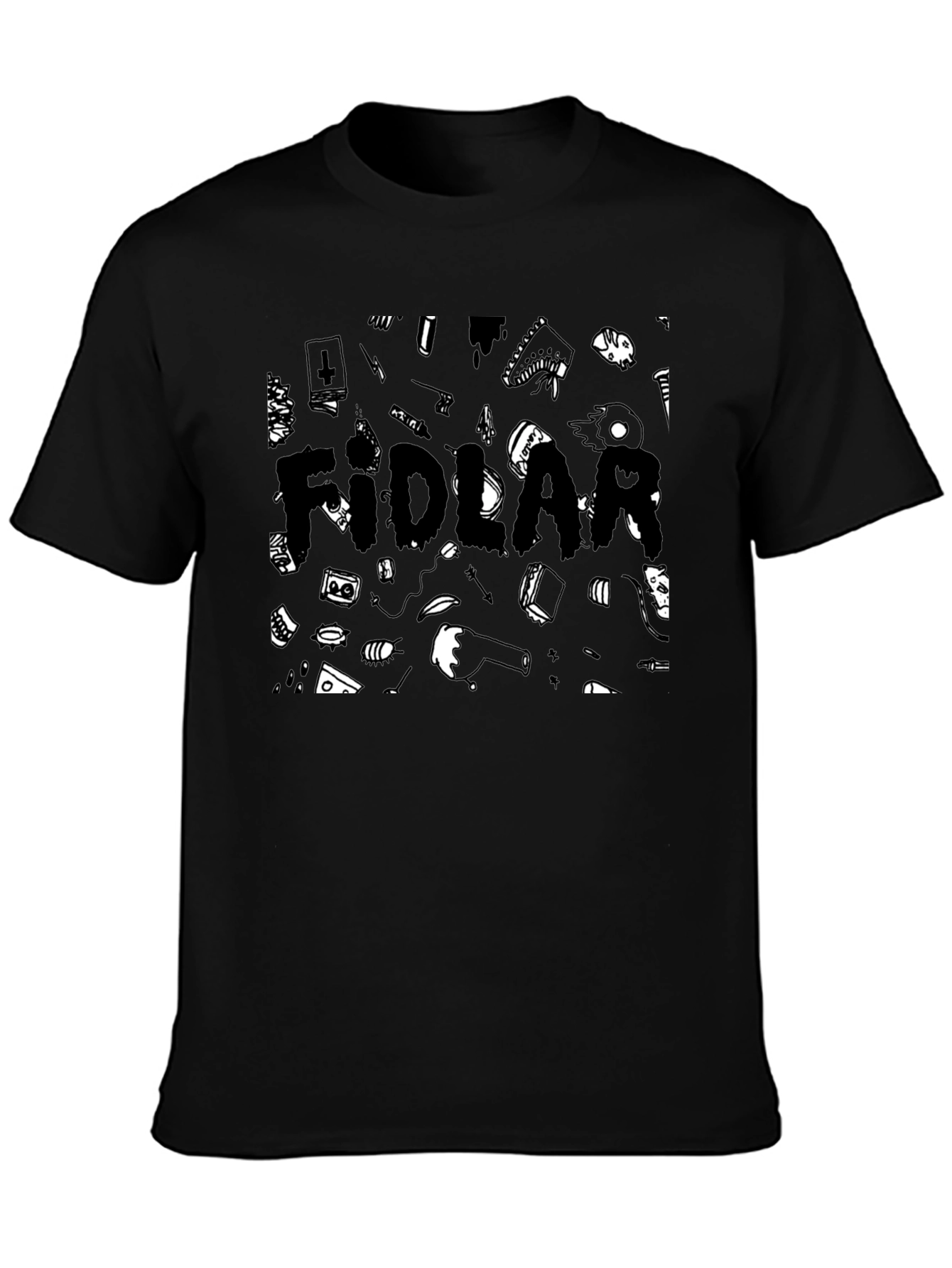 Fidlar Black Graphic T-Shirt