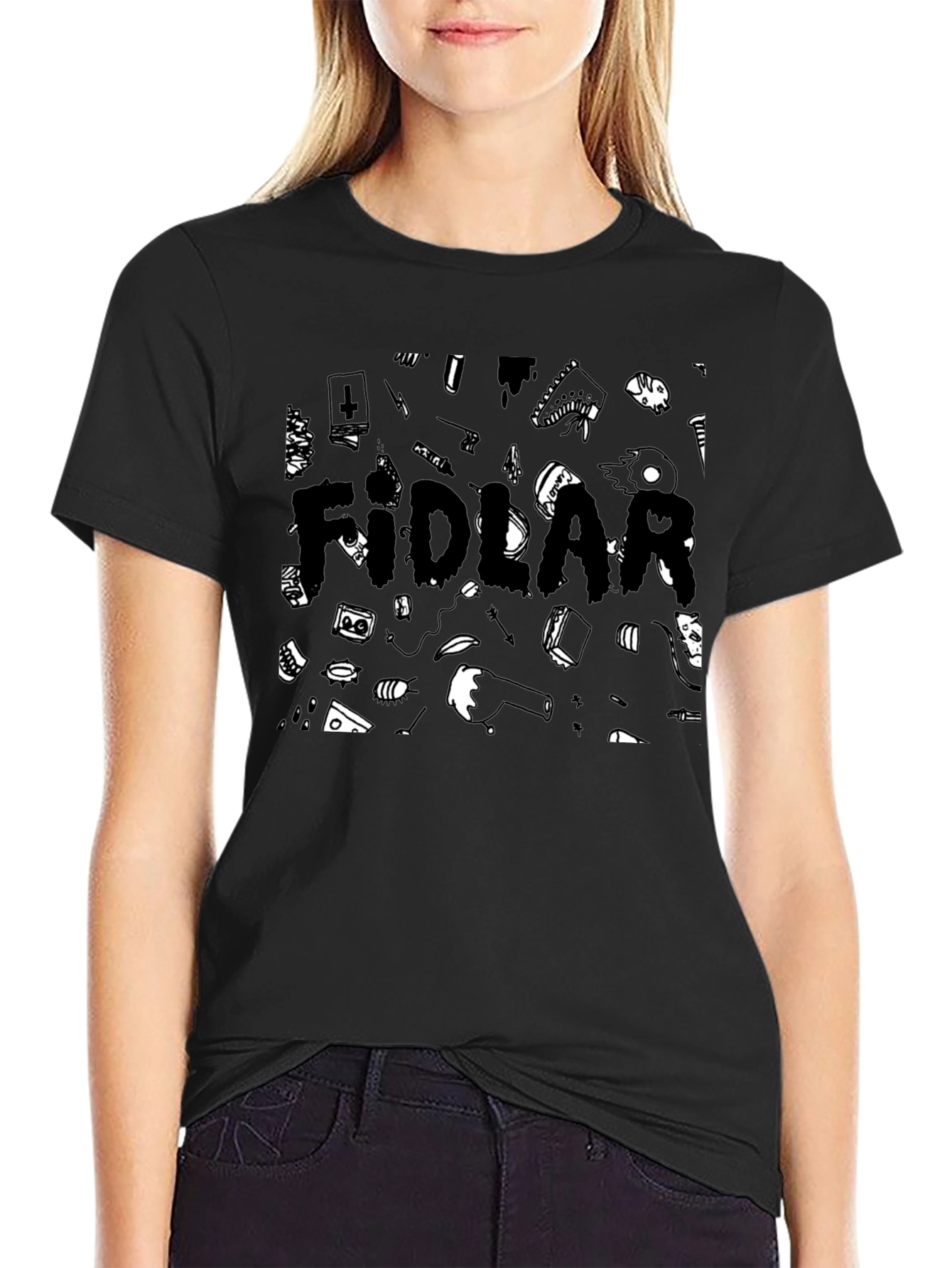 Fidlar Black Graphic T-Shirt