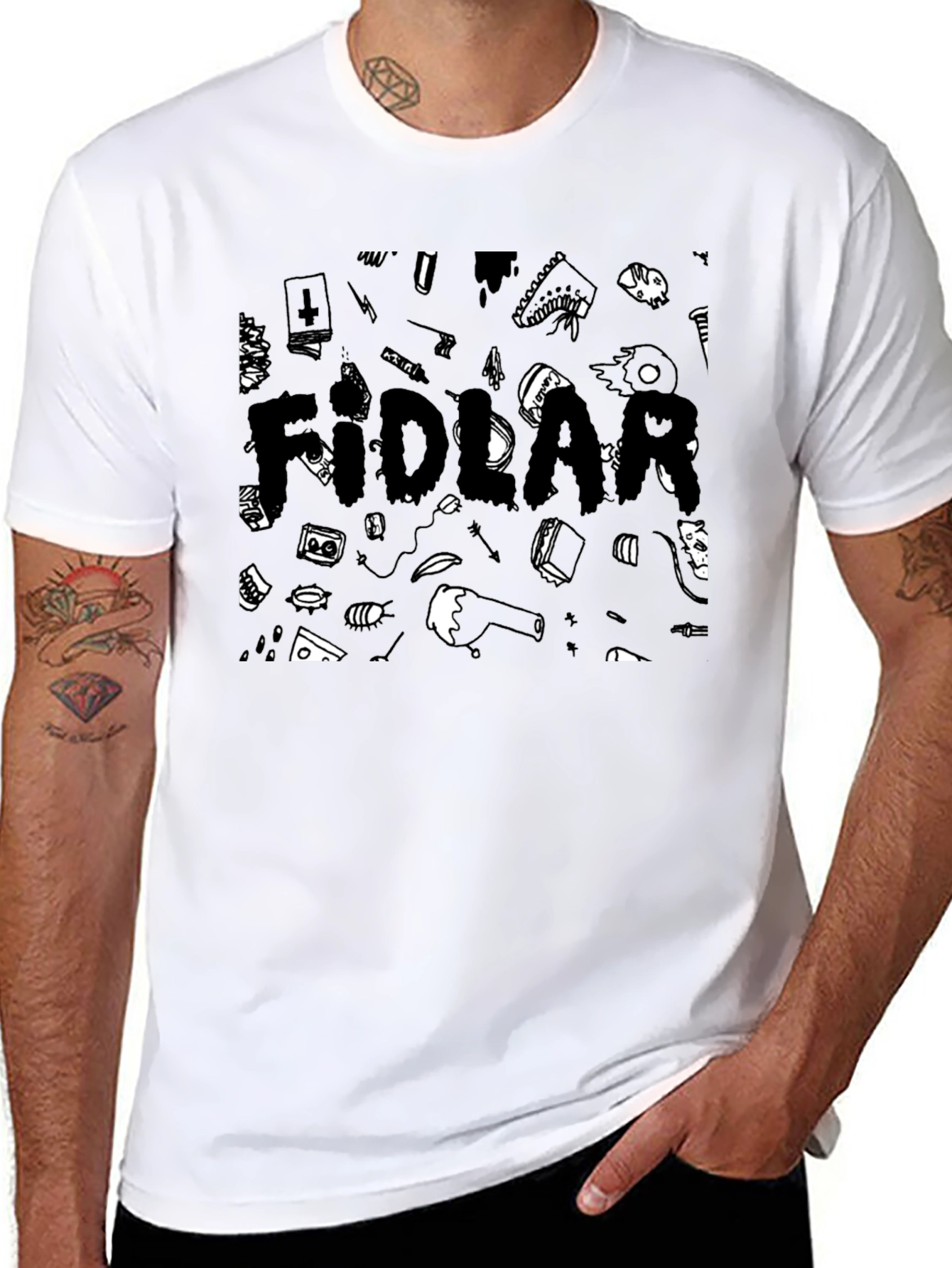 Fidlar Black Graphic T-Shirt