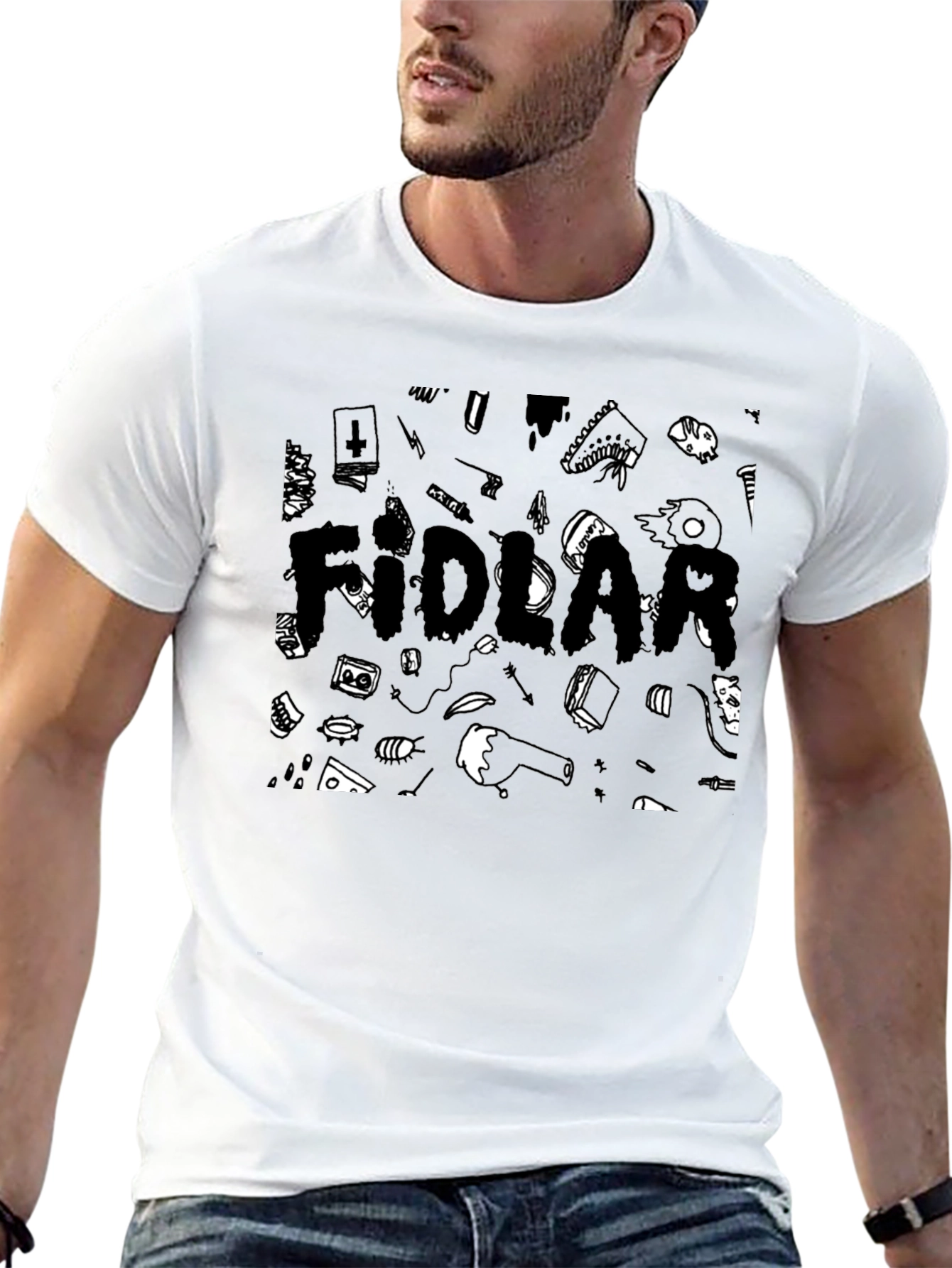 Fidlar Black Graphic T-Shirt