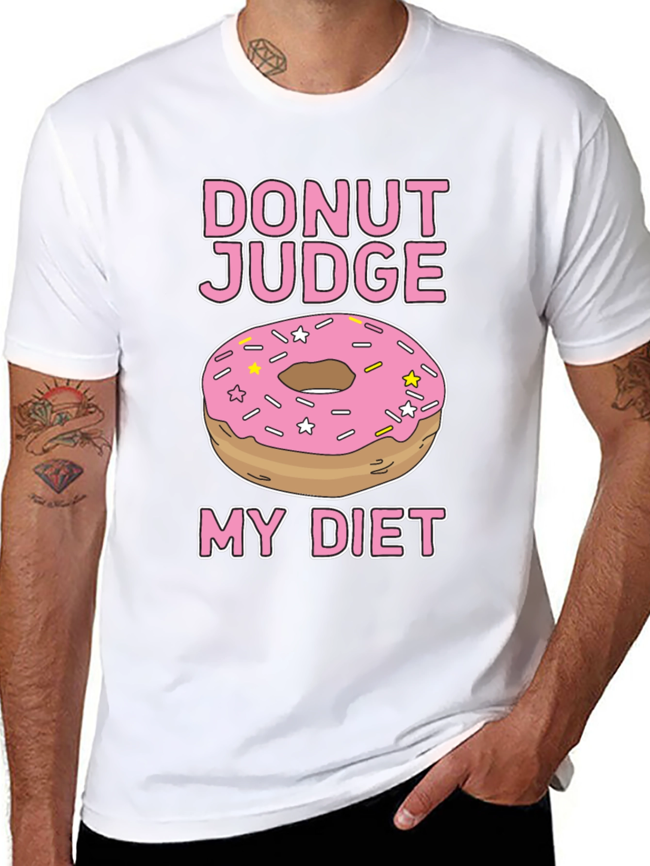 Donut Judge My Diet Funny T-Shirt